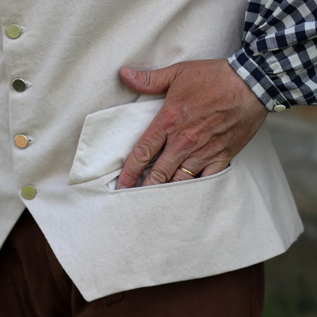 1770's Waistcoat in Canvas