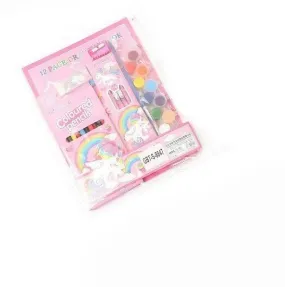 19 in 1 sketching stationery combo set for all toddler(pink)