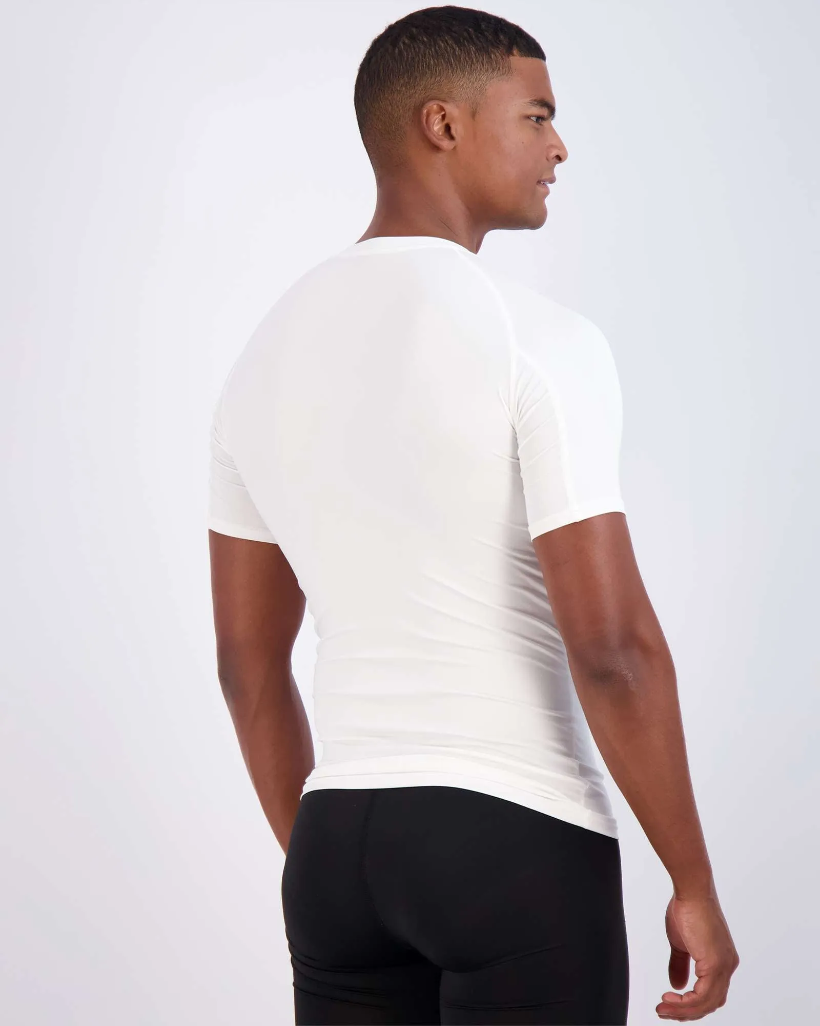 4 Pack: Mens Short Sleeve Compression Shirt