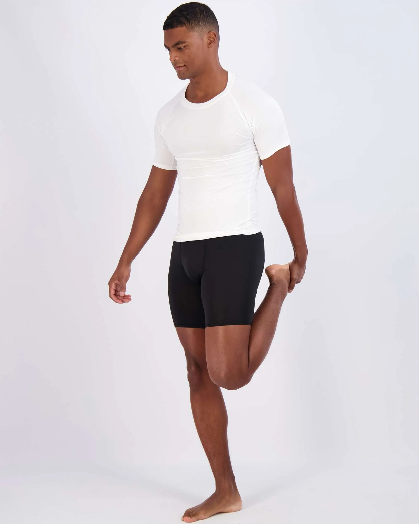 4 Pack: Mens Short Sleeve Compression Shirt