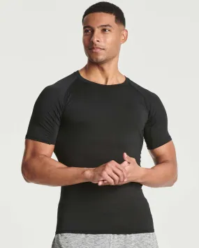 4 Pack: Mens Short Sleeve Compression Shirt