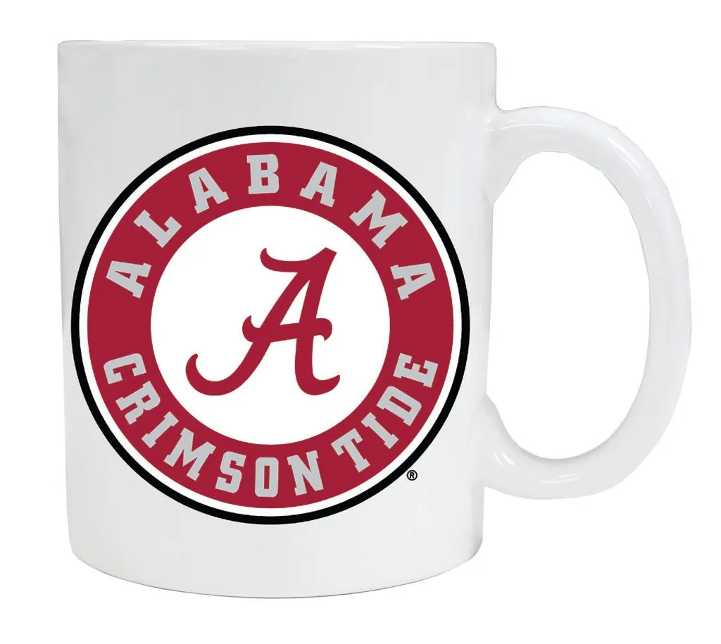 Alabama Crimson Tide 12 oz Ceramic Coffee Mug Circle Design Officially Licensed Collegiate Product