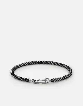 Annex Braided Chain Bracelet, Sterling Silver