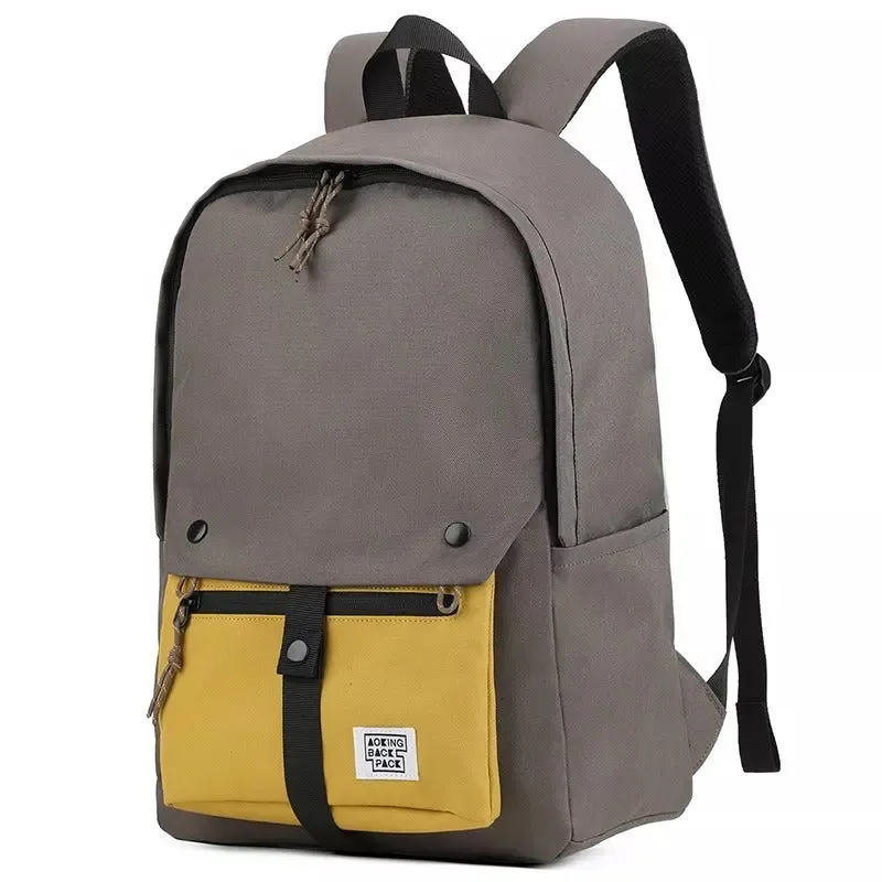 Aoking Super Light Student Backpack with Removable Satchel