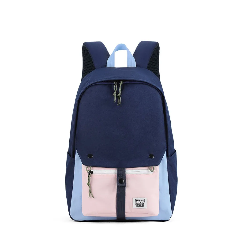 Aoking Super Light Student Backpack with Removable Satchel