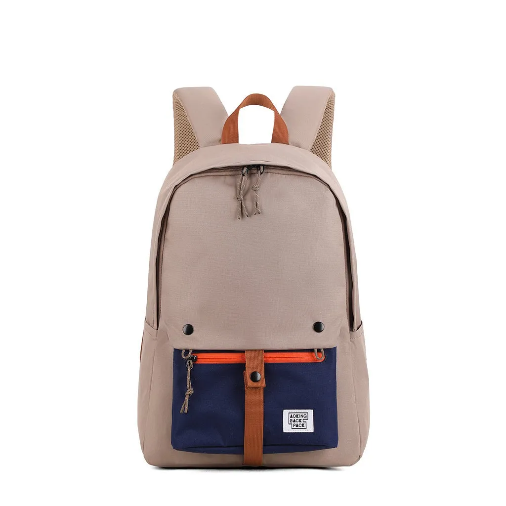 Aoking Super Light Student Backpack with Removable Satchel