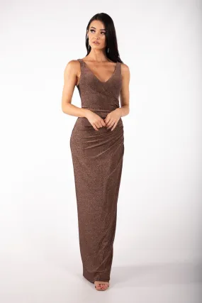 Aspen Maxi Dress - Chocolate