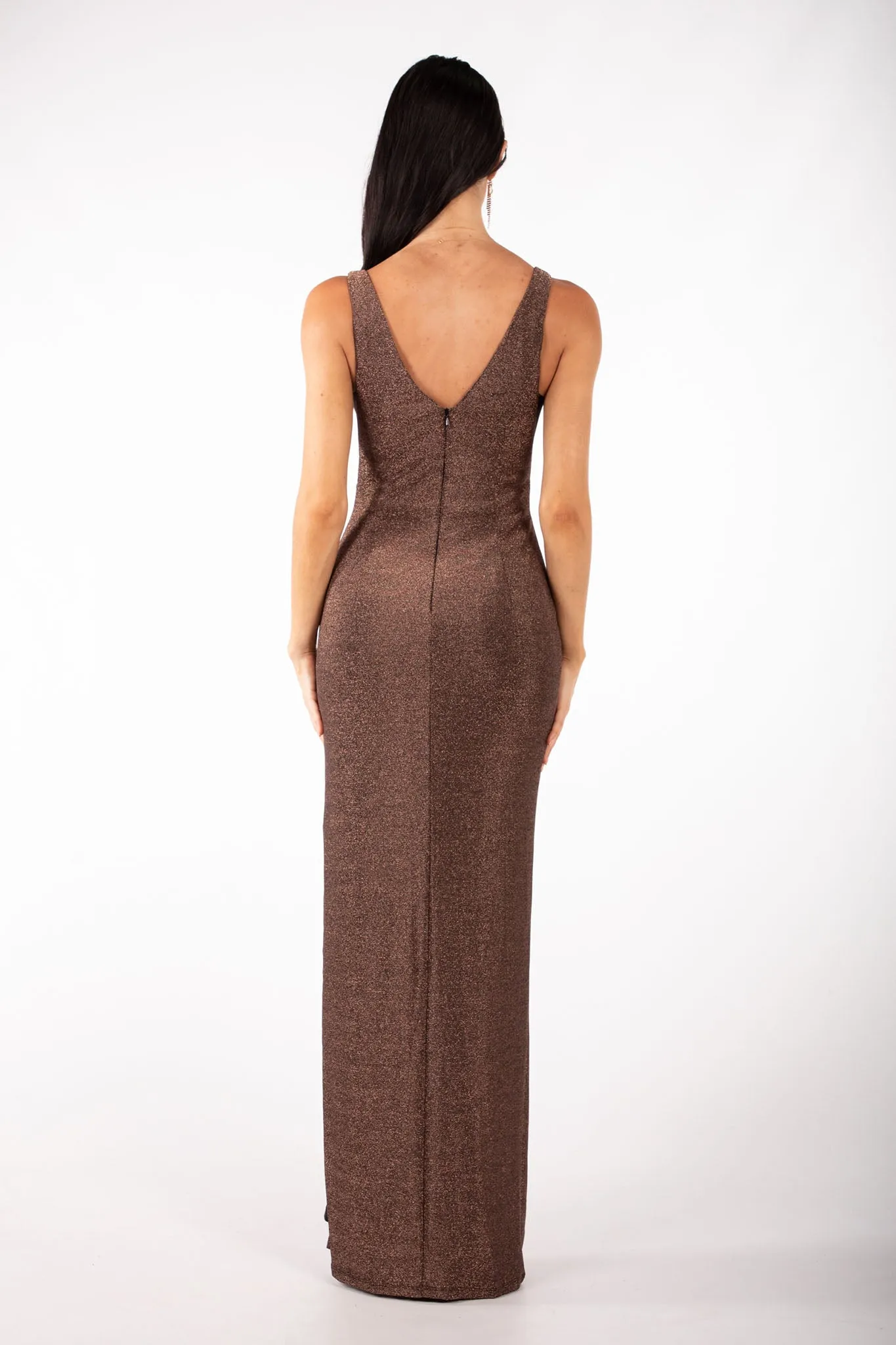 Aspen Maxi Dress - Chocolate