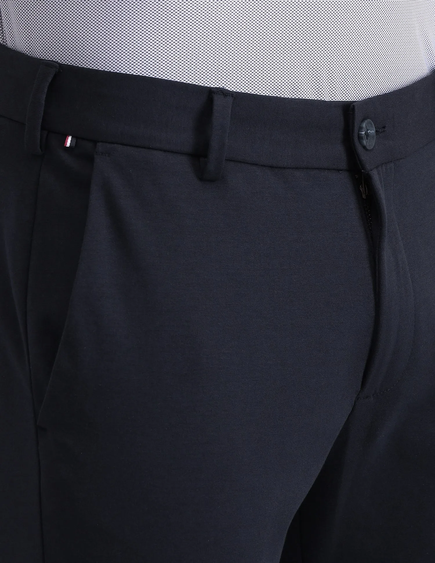 Austin Slim Fit Solid Trousers