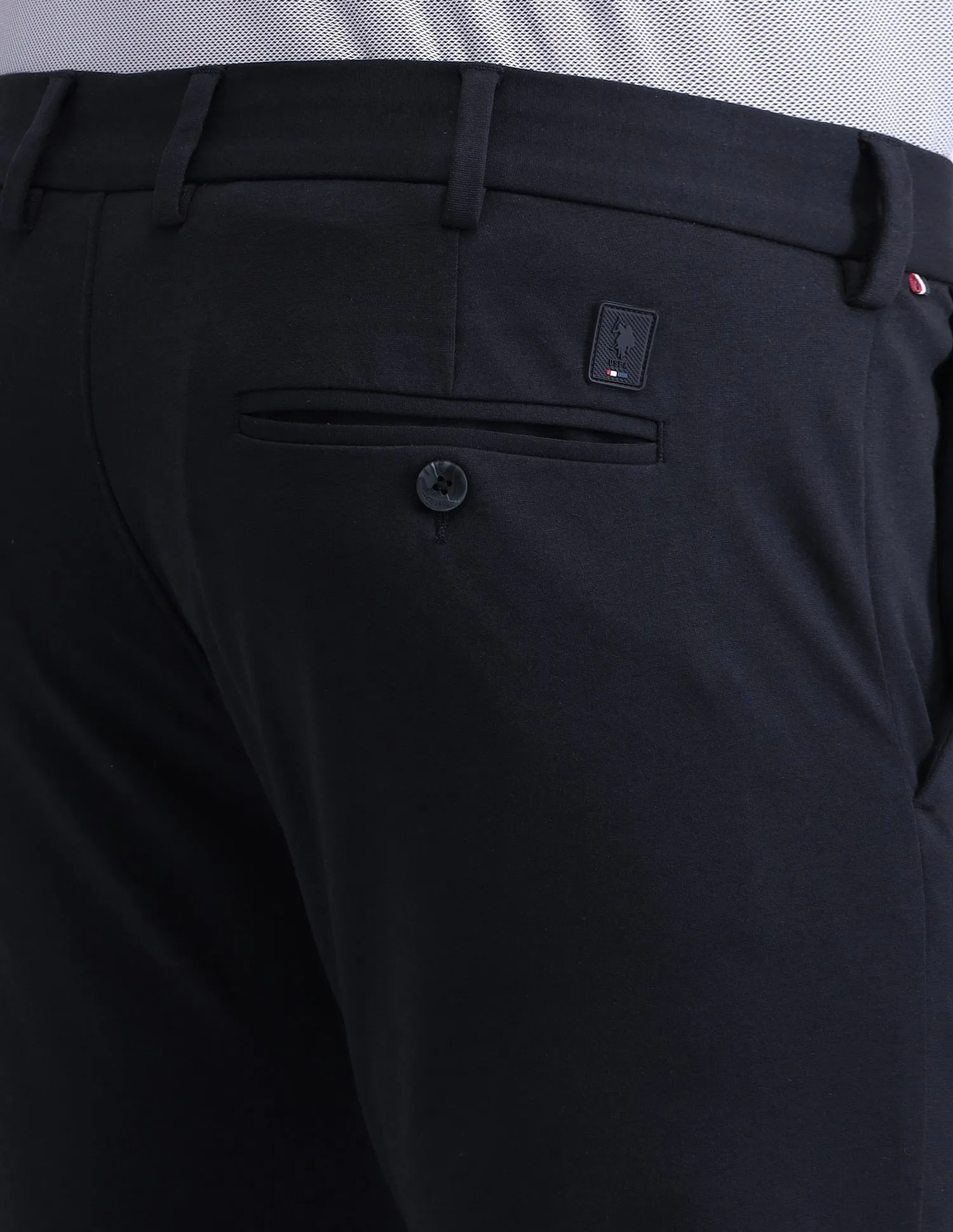 Austin Slim Fit Solid Trousers