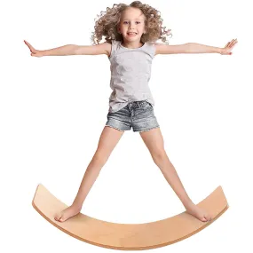 Balance Board Kids, [Natural Wood] Wobble Board for Kids