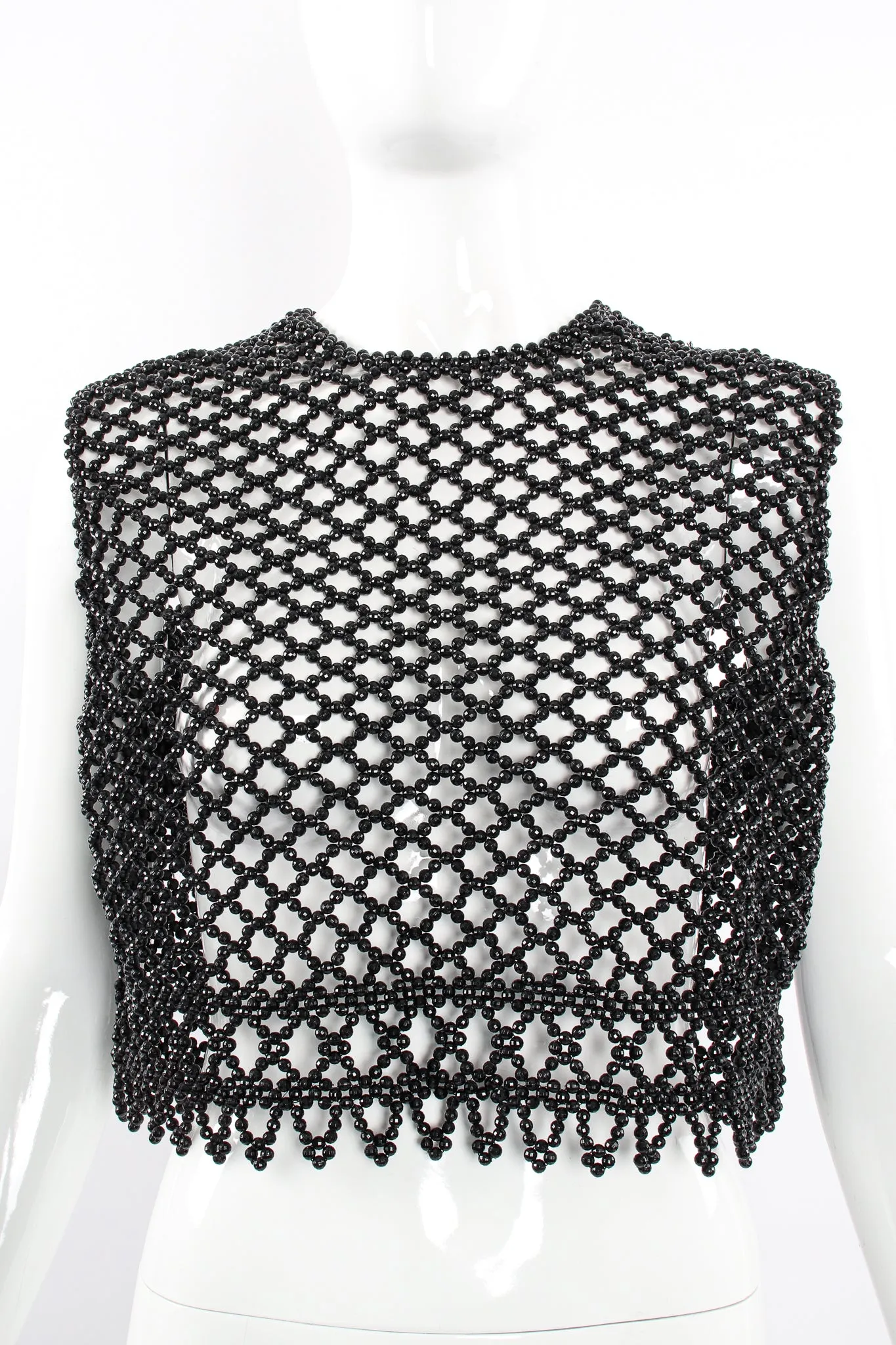 Bead Mesh Boxy Top