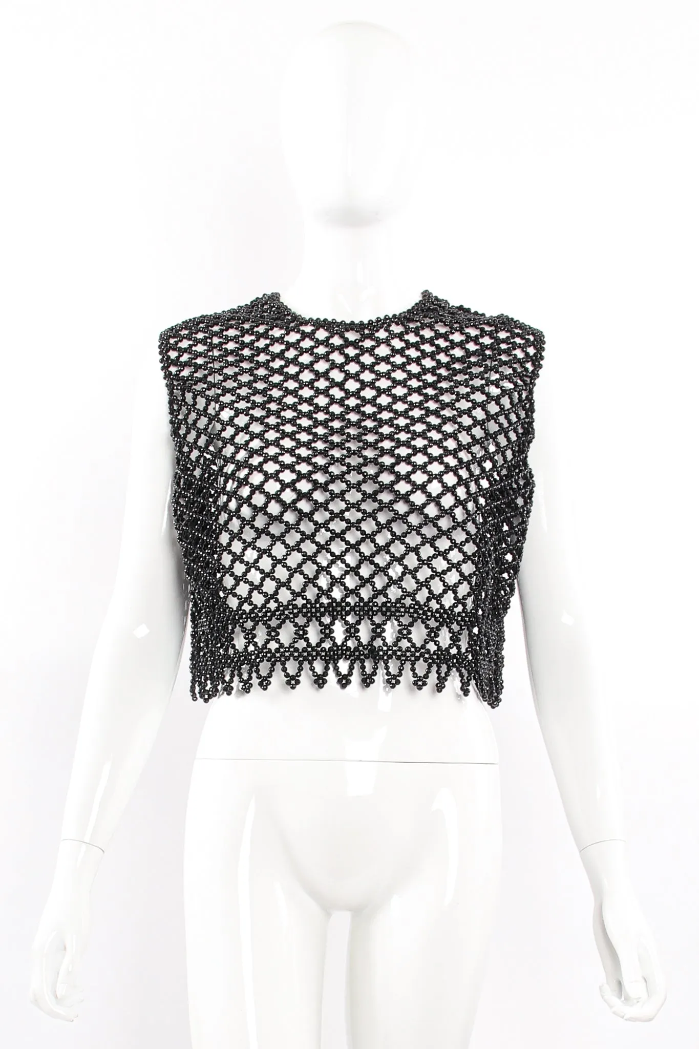 Bead Mesh Boxy Top