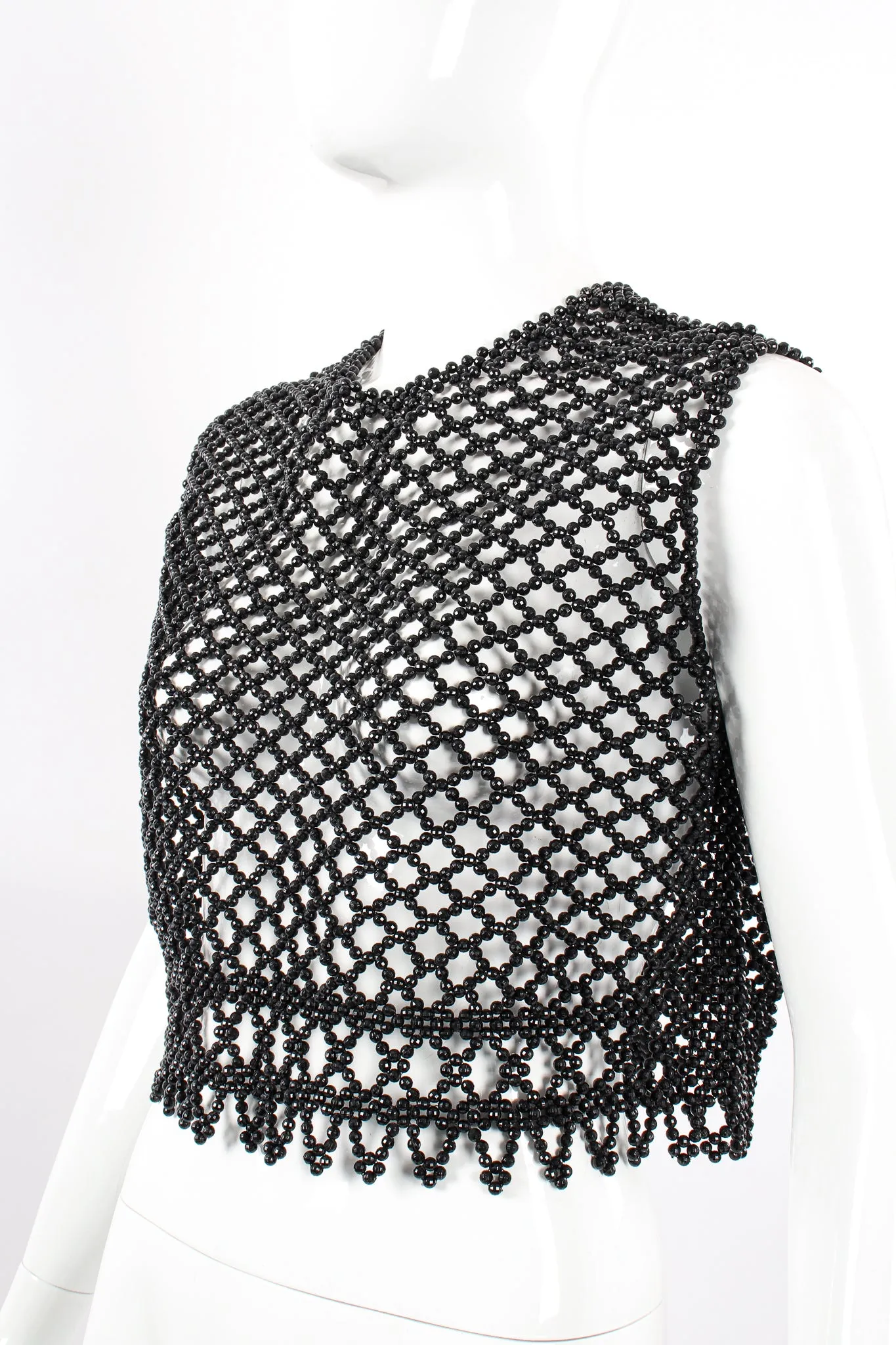 Bead Mesh Boxy Top