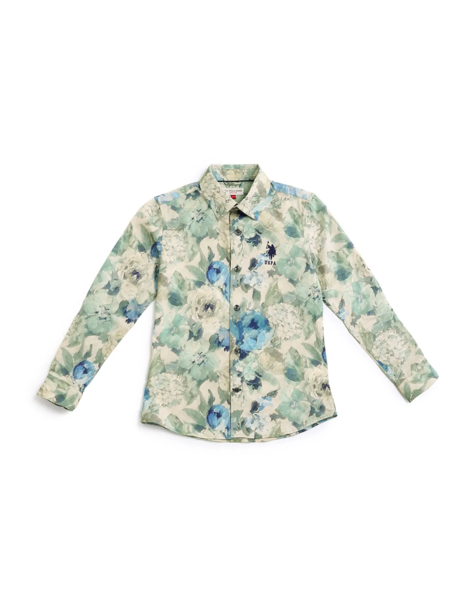 Boys Regular Fit Floral Boys Shirt