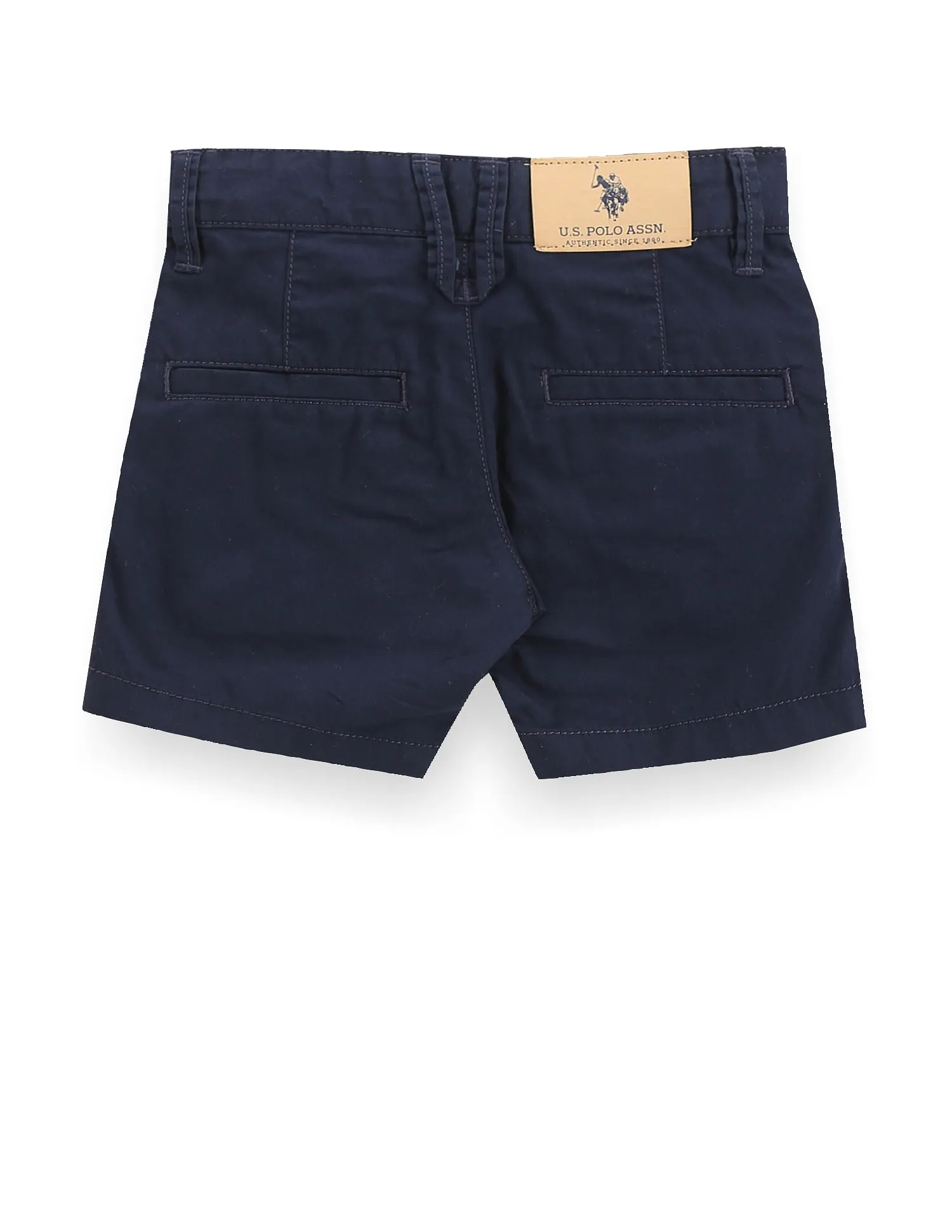 Boys Solid Cotton Shorts