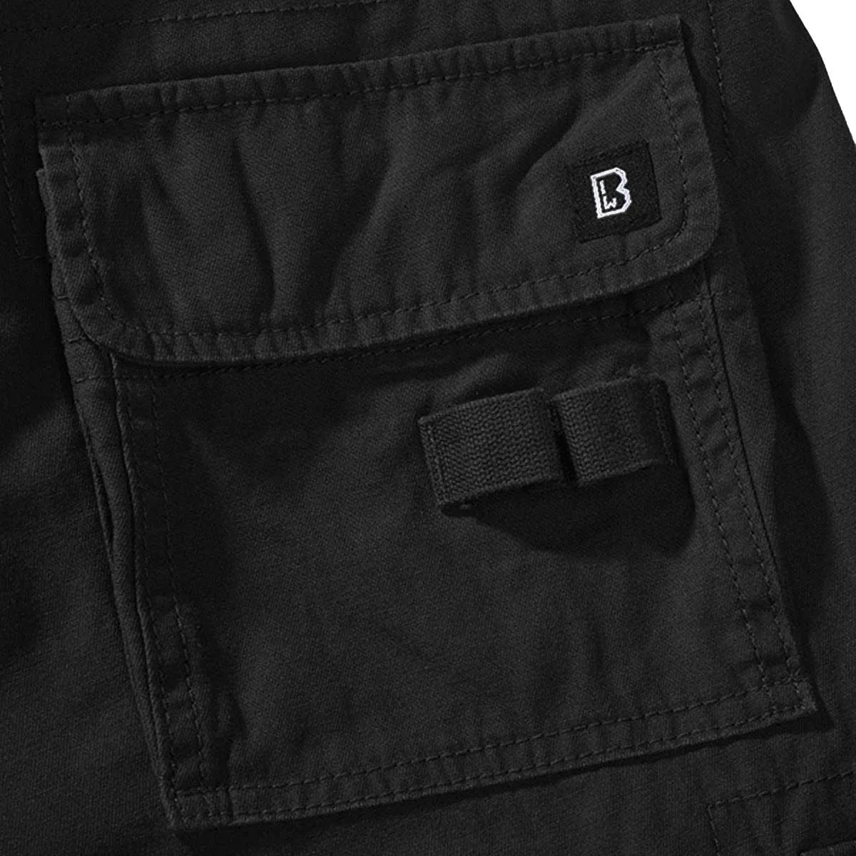 Brandit Pure Slim Fit Cargo Trousers Black