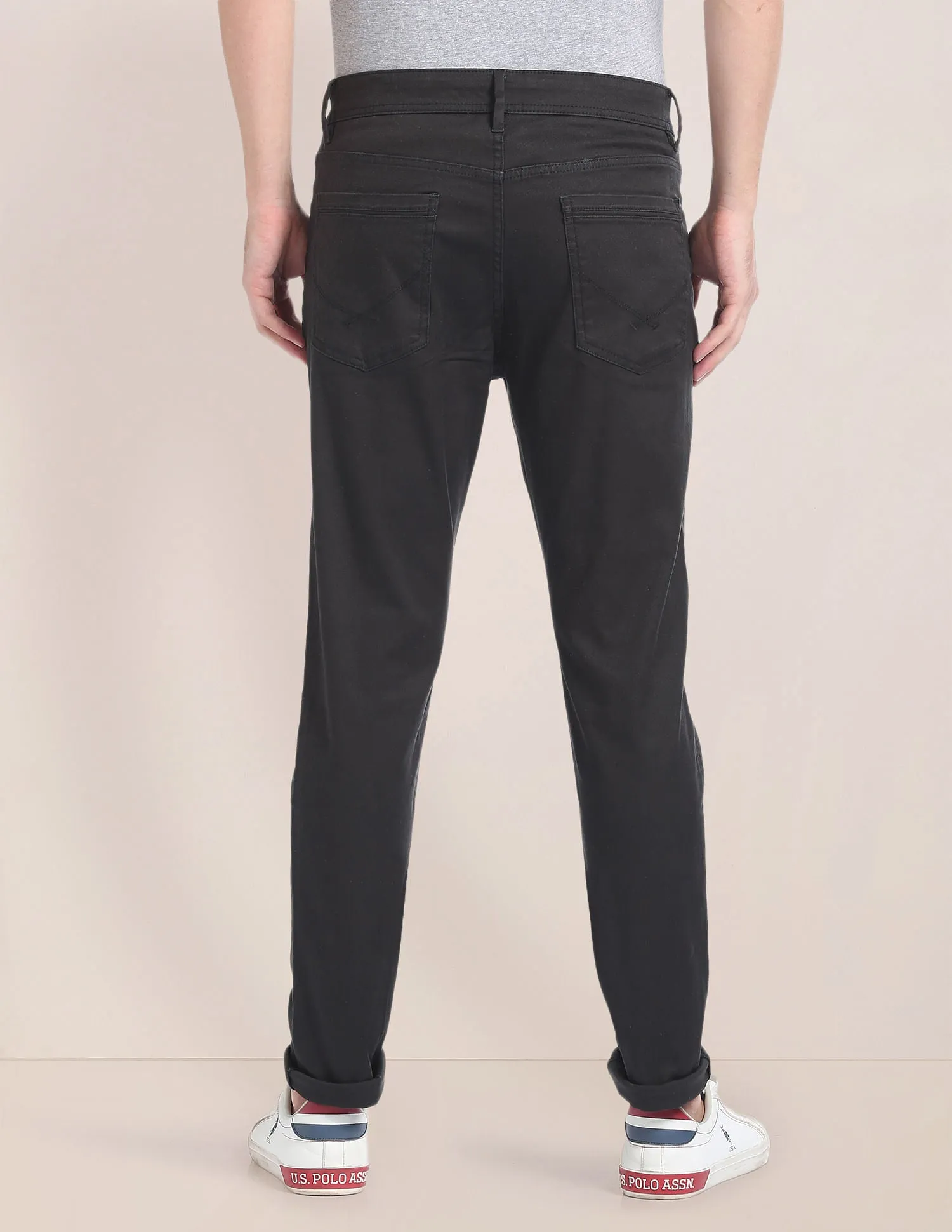 Brandon Slim Tapered Fit Twill Chinos