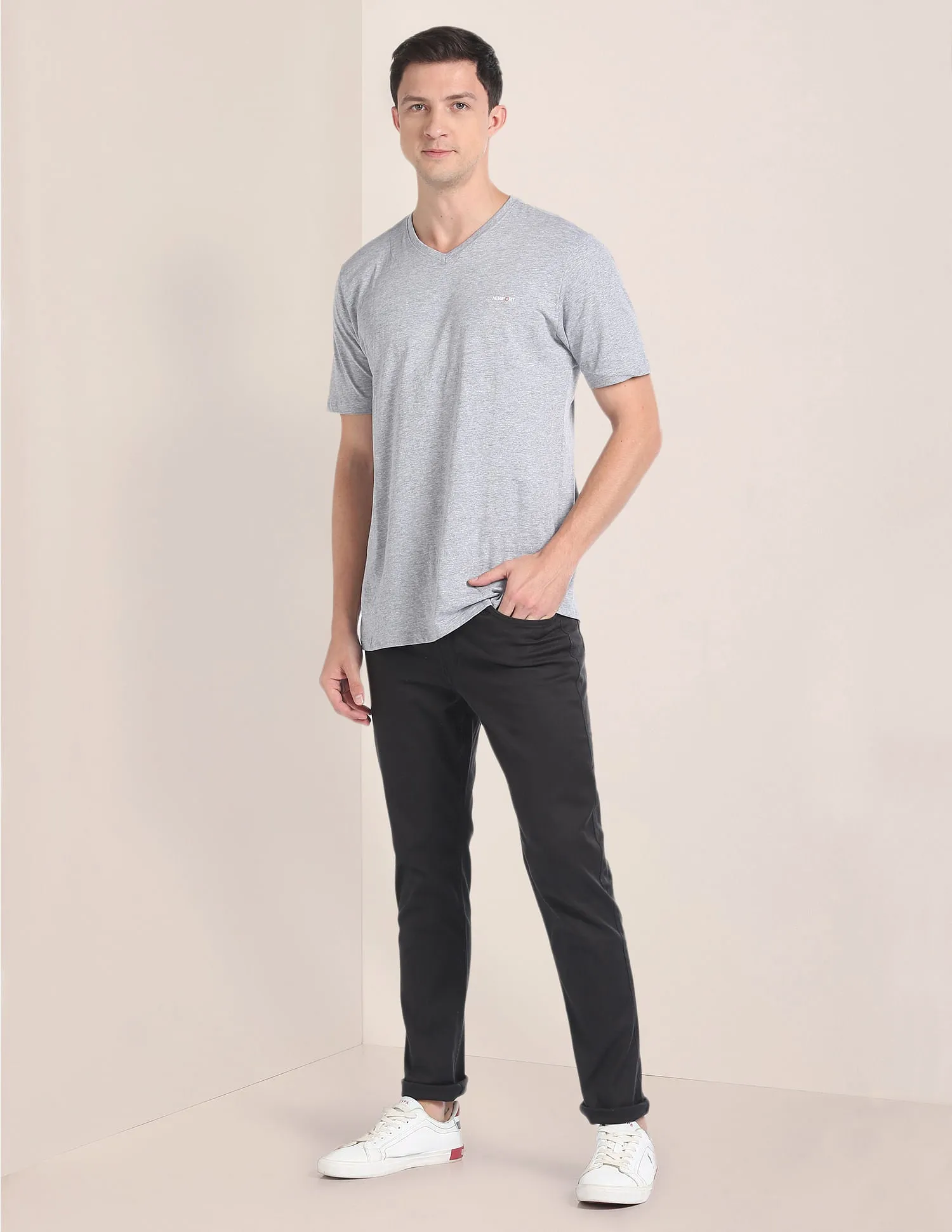 Brandon Slim Tapered Fit Twill Chinos