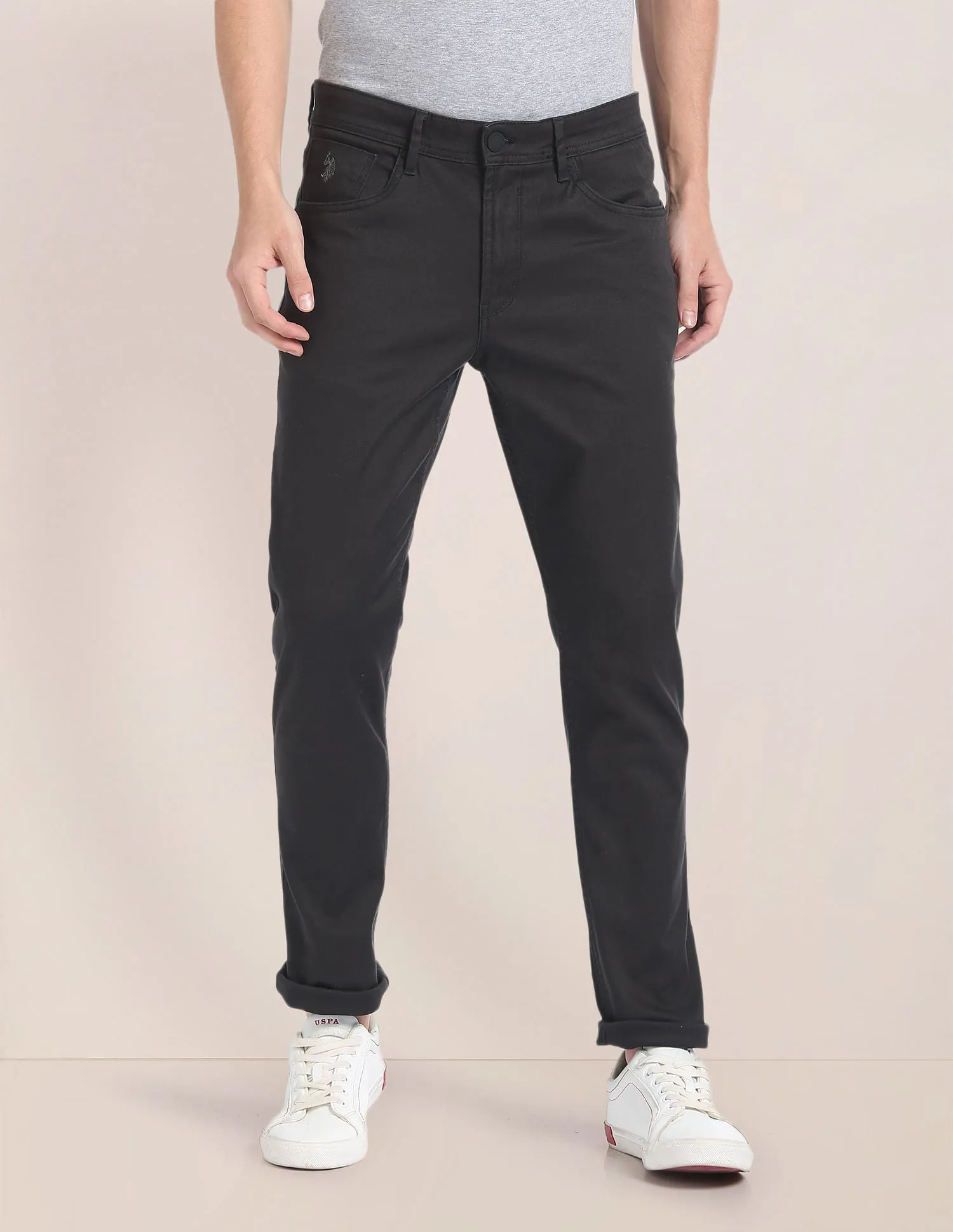 Brandon Slim Tapered Fit Twill Chinos