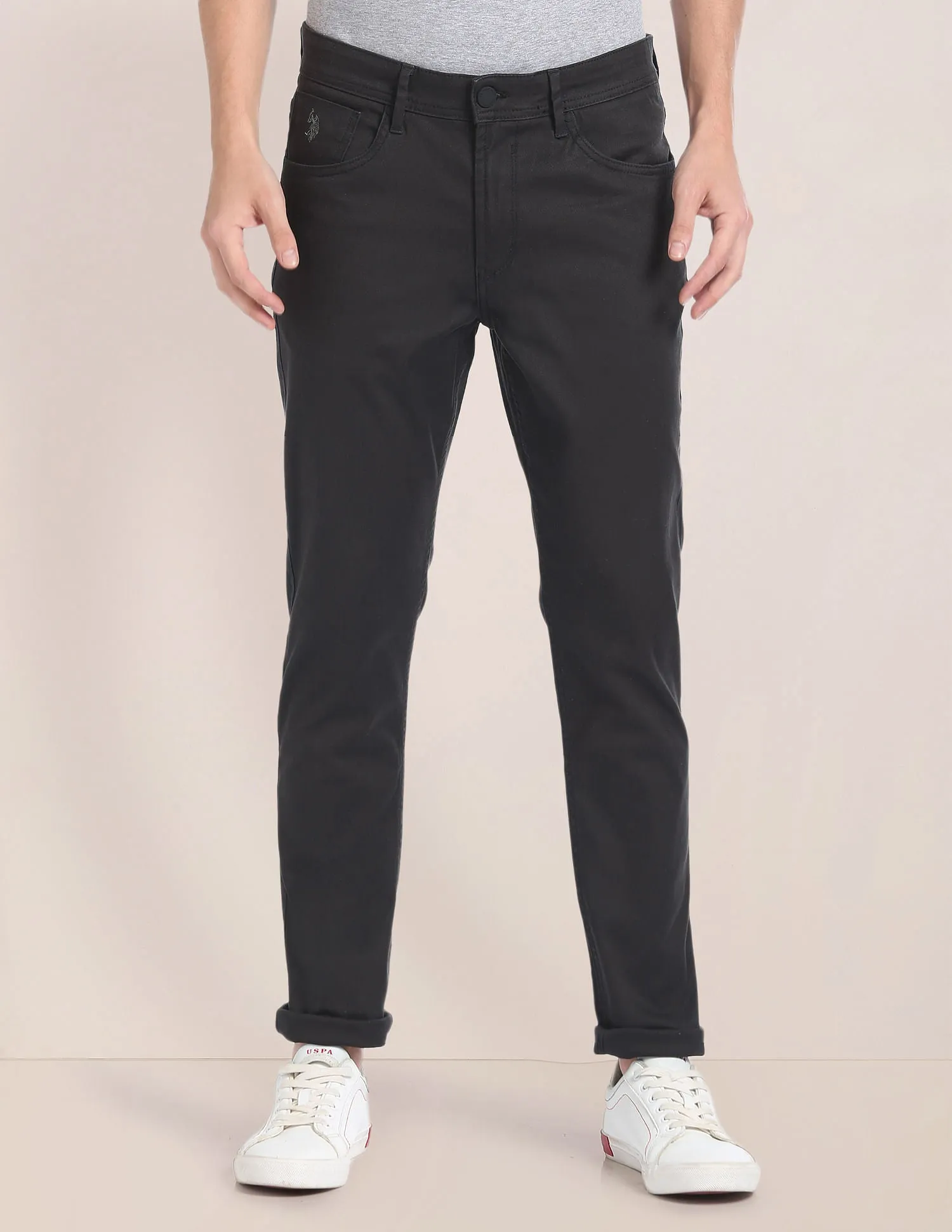 Brandon Slim Tapered Fit Twill Chinos