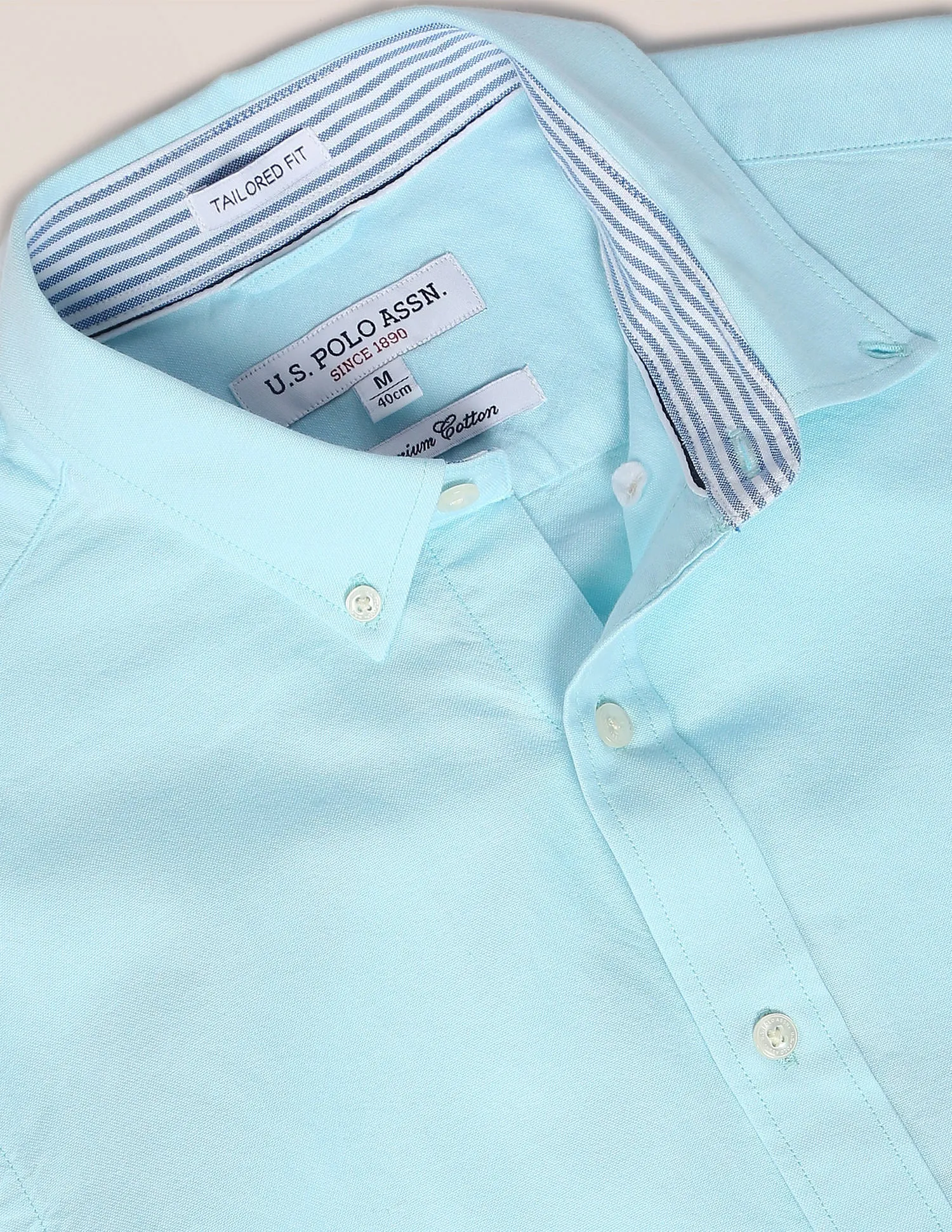 Button Down Collar Premium Cotton Shirt