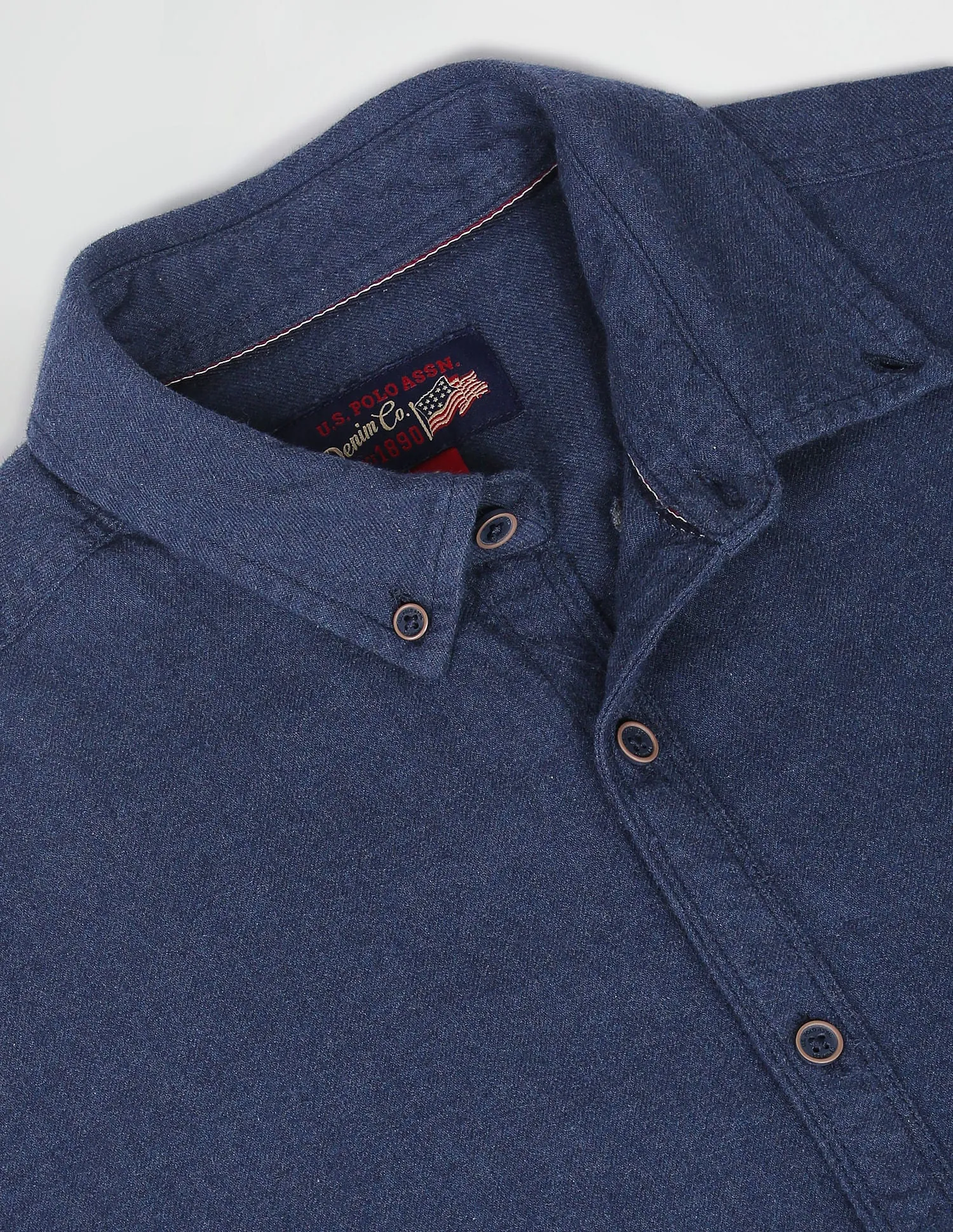 Cotton Twill Solid Casual Shirt