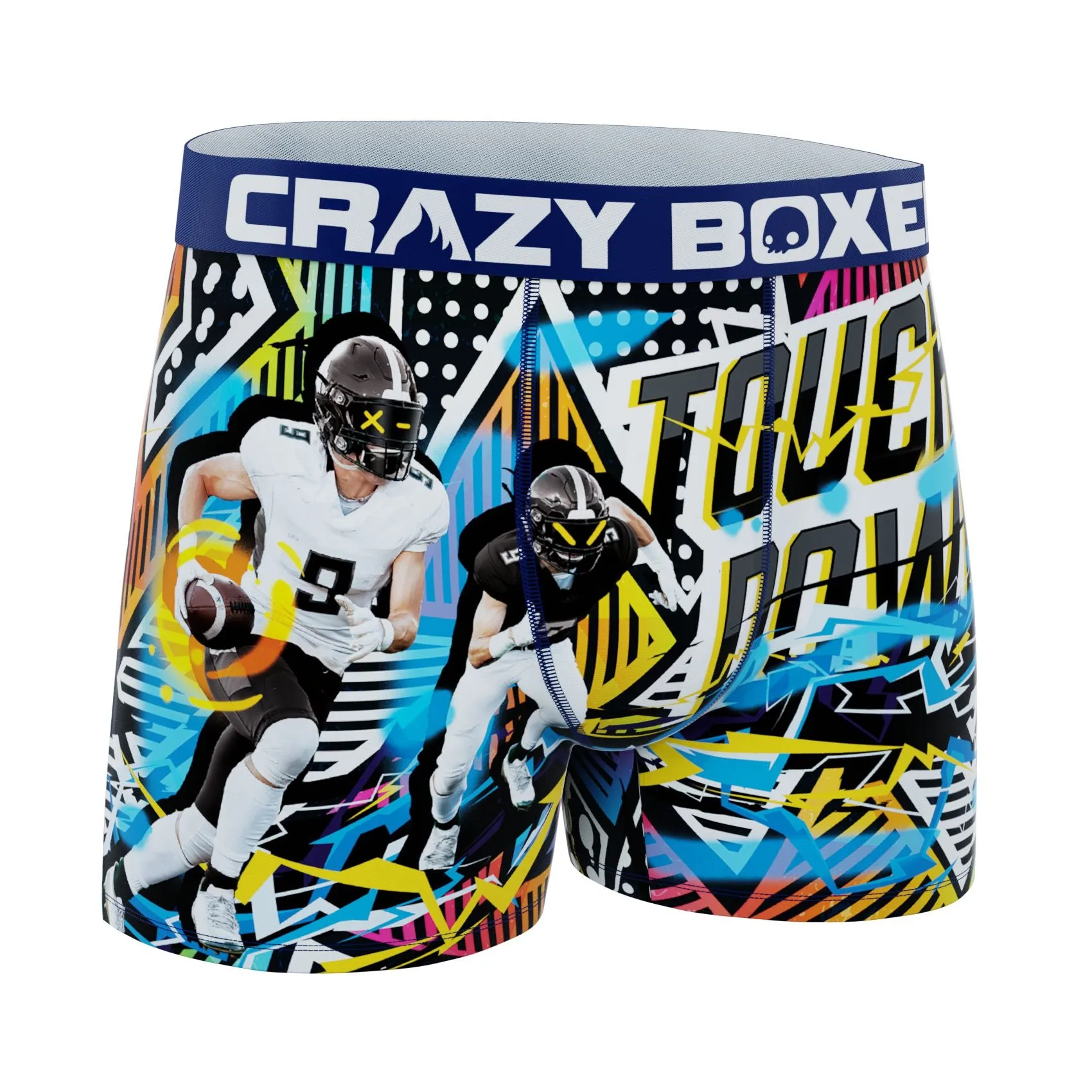 CRAZYBOXER Sport American Football Kid's Boxer Briefs