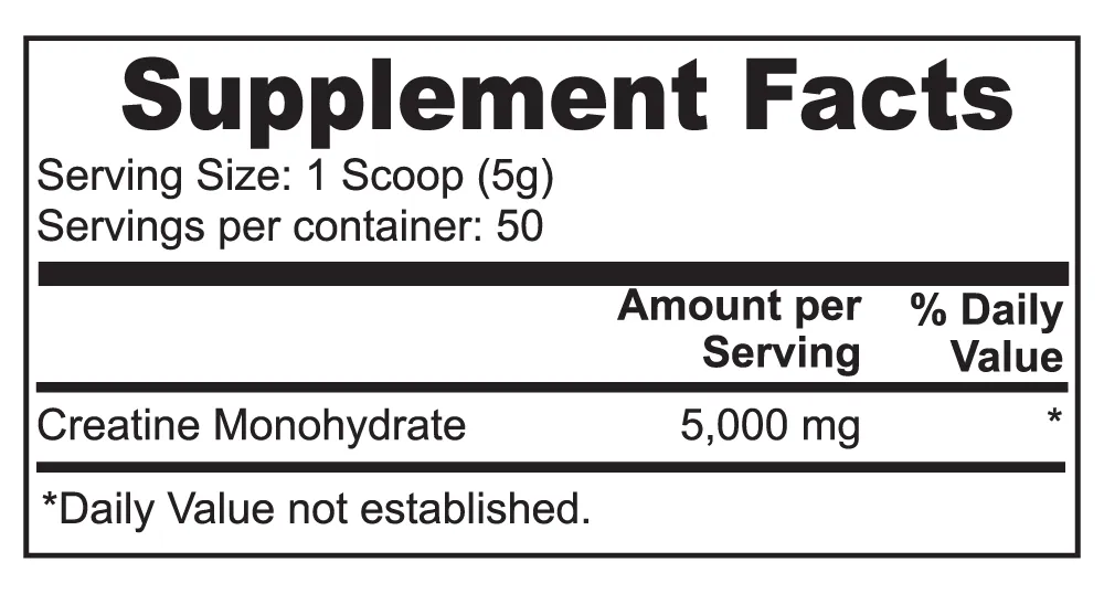 Creatine Monohydrate | 100% Pure