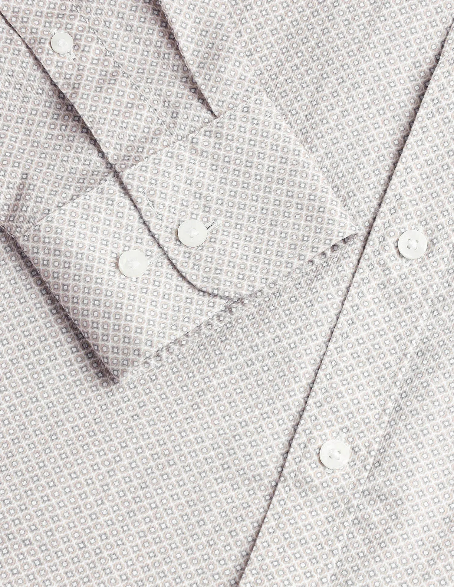 Cutaway Collar Cotton Shirt