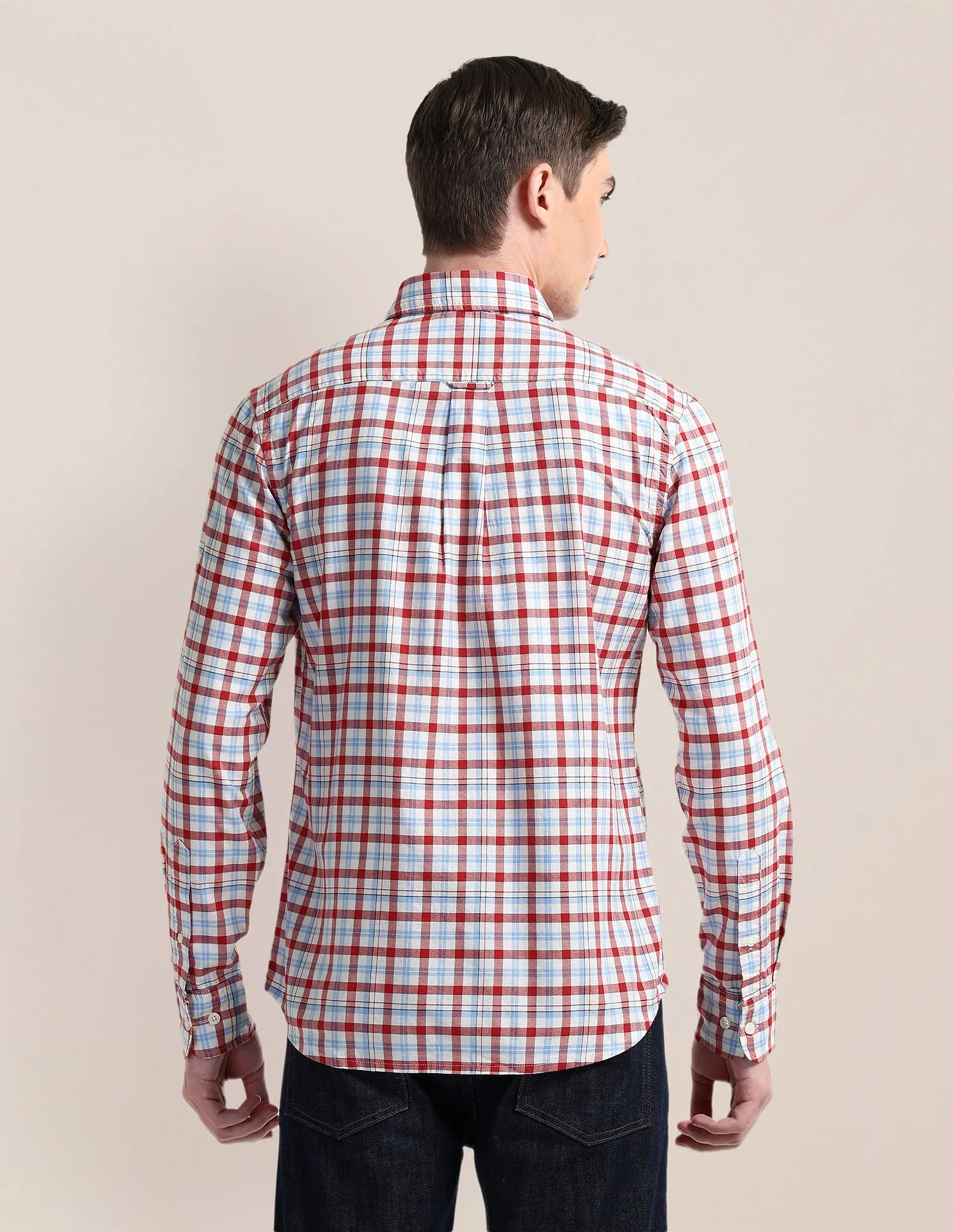 Cutaway Collar Premium Cotton Shirt