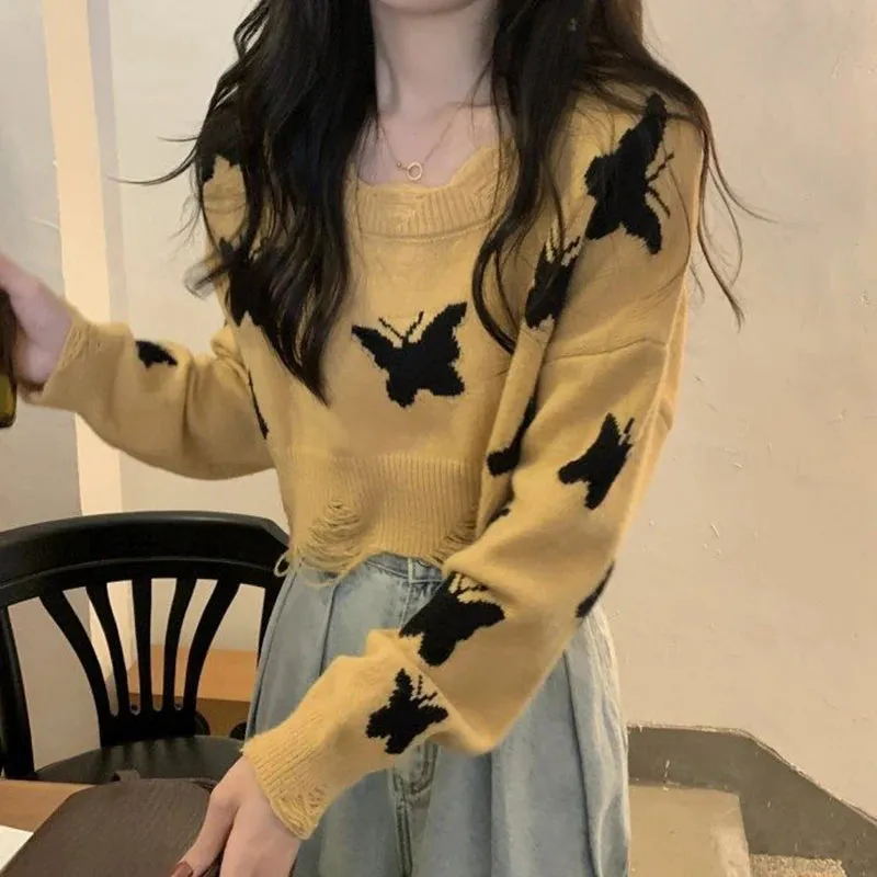 Cute Bufferfly Sweater