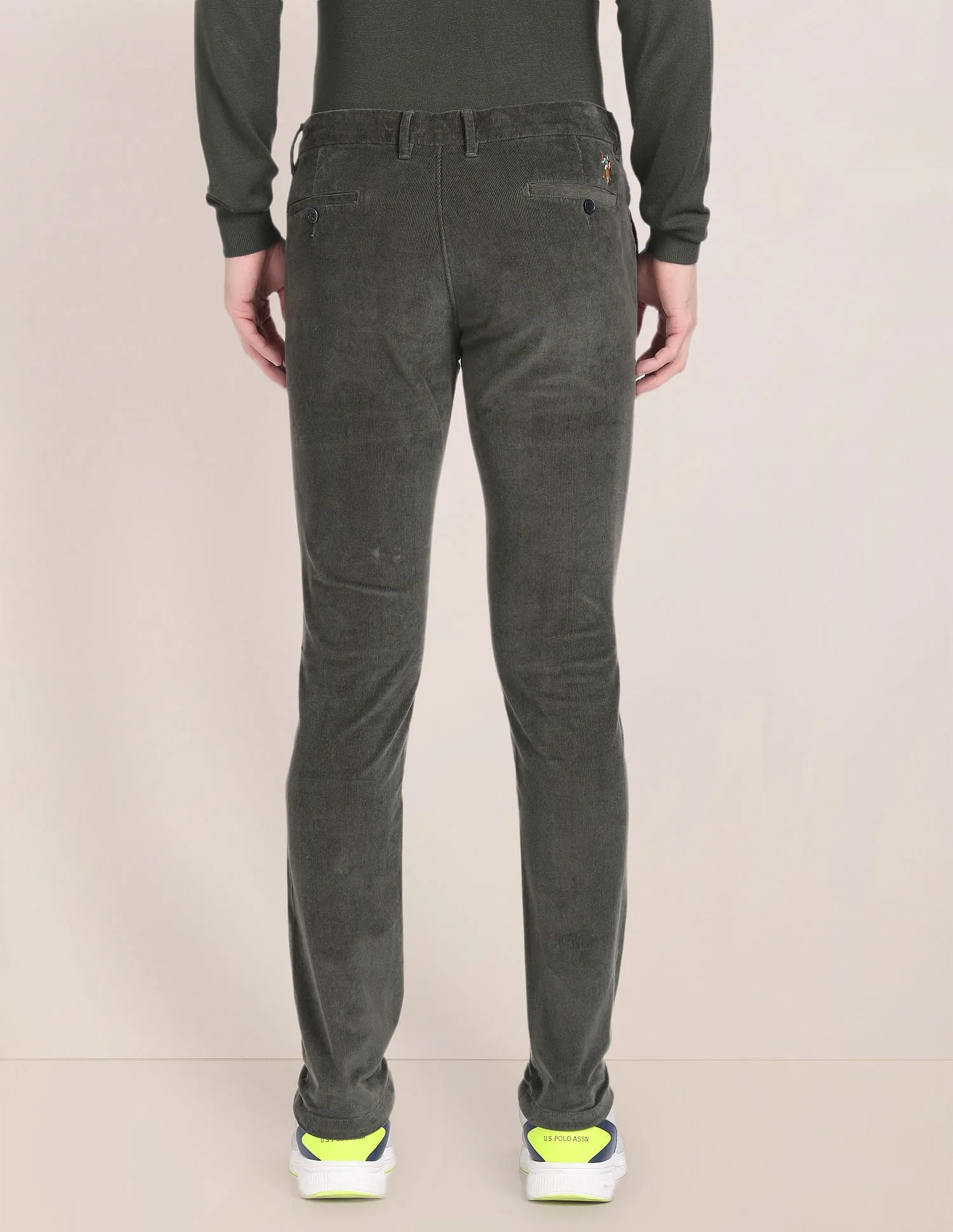 Denver Slim Fit Corduroy Trousers