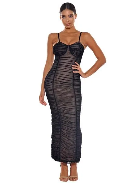 ELISHA MESH MAXI DRESS