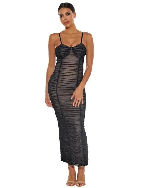 ELISHA MESH MAXI DRESS