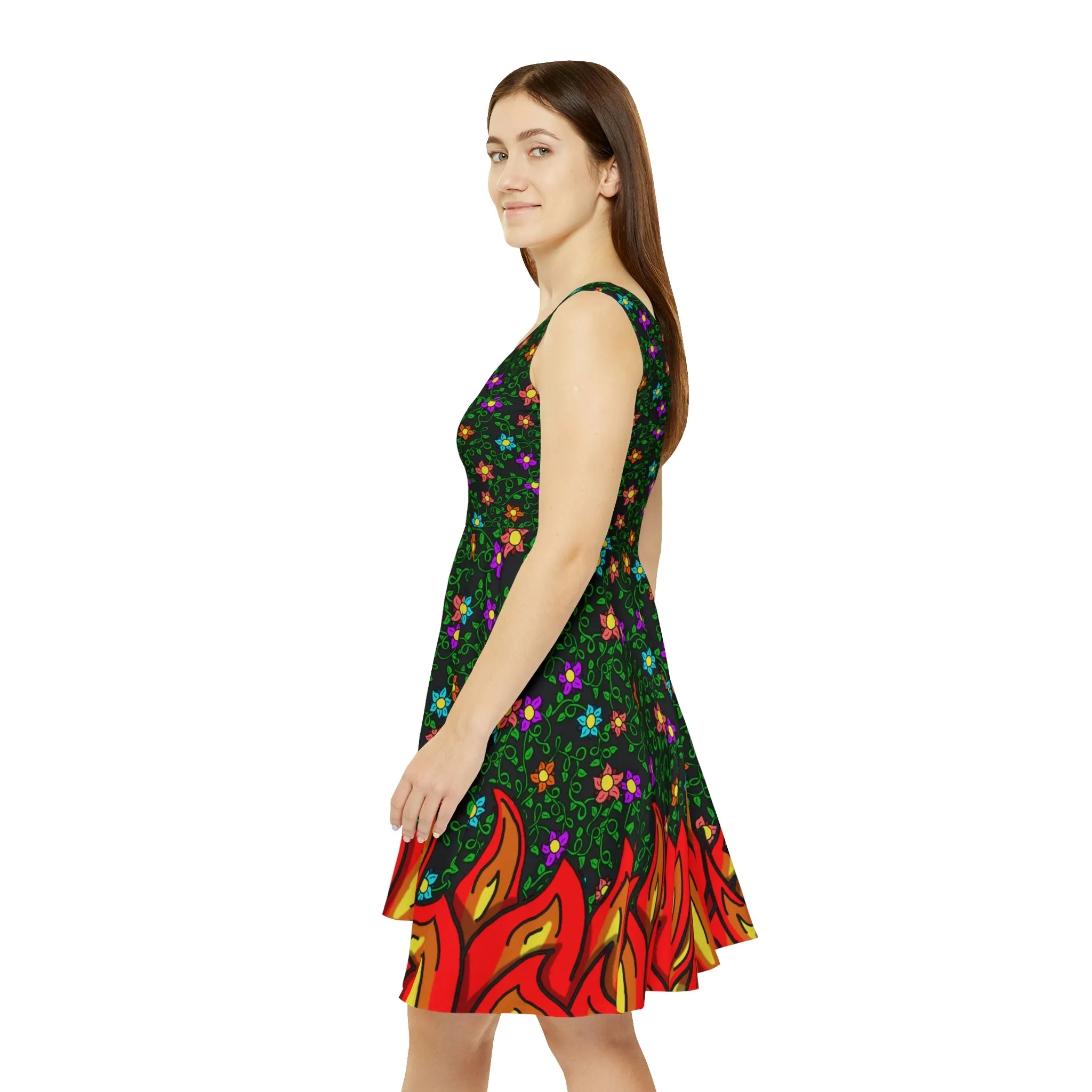 Flames & Flowers Dress