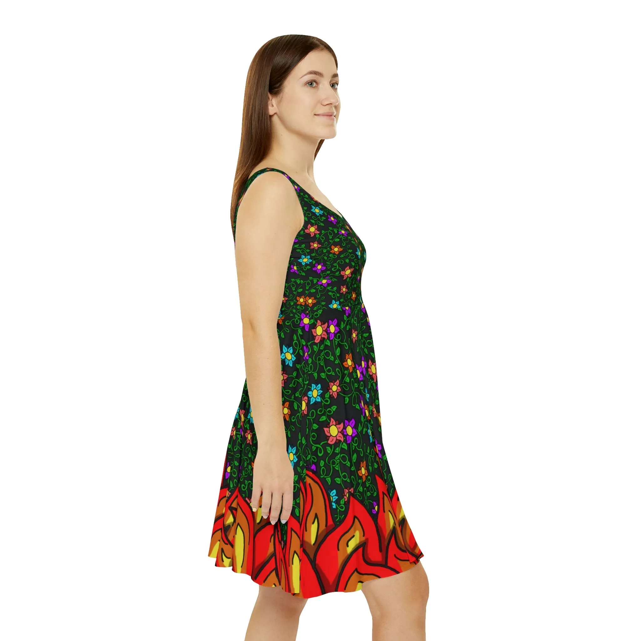 Flames & Flowers Dress