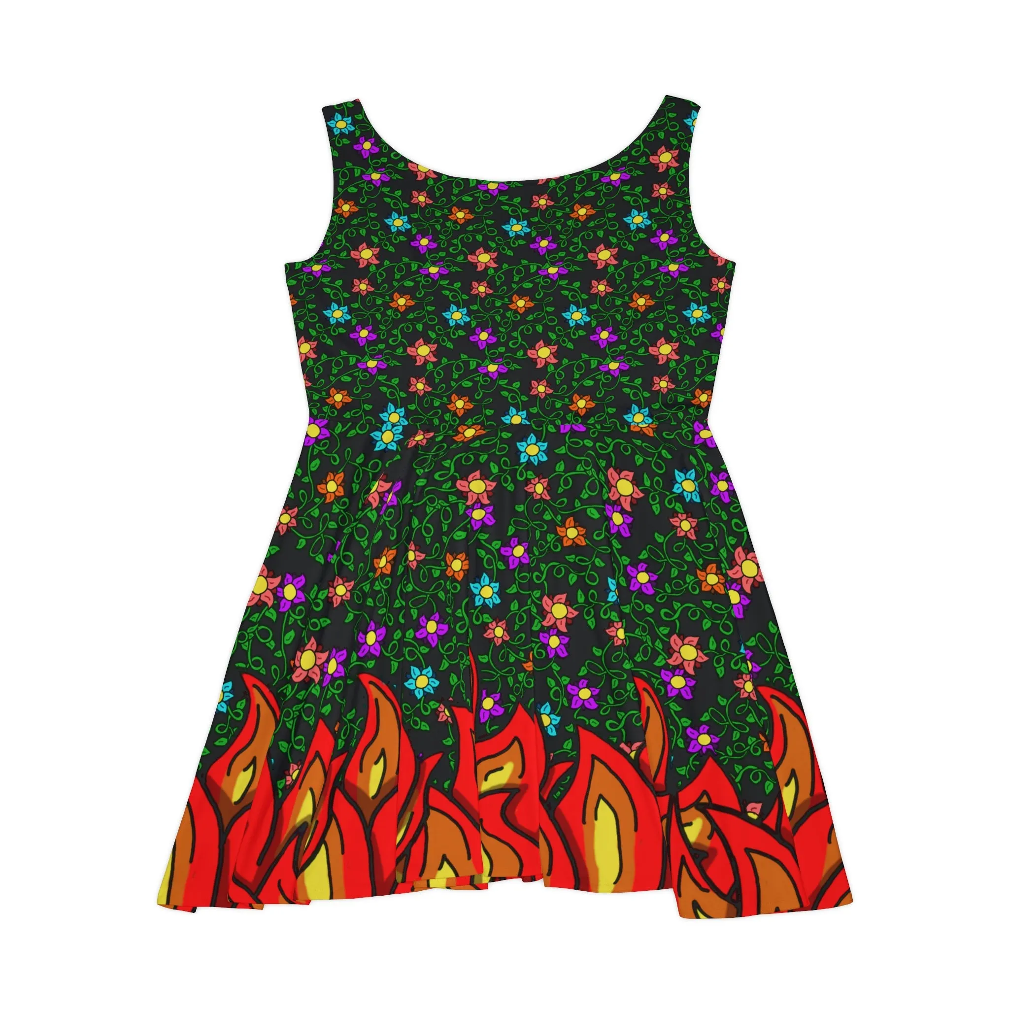 Flames & Flowers Dress