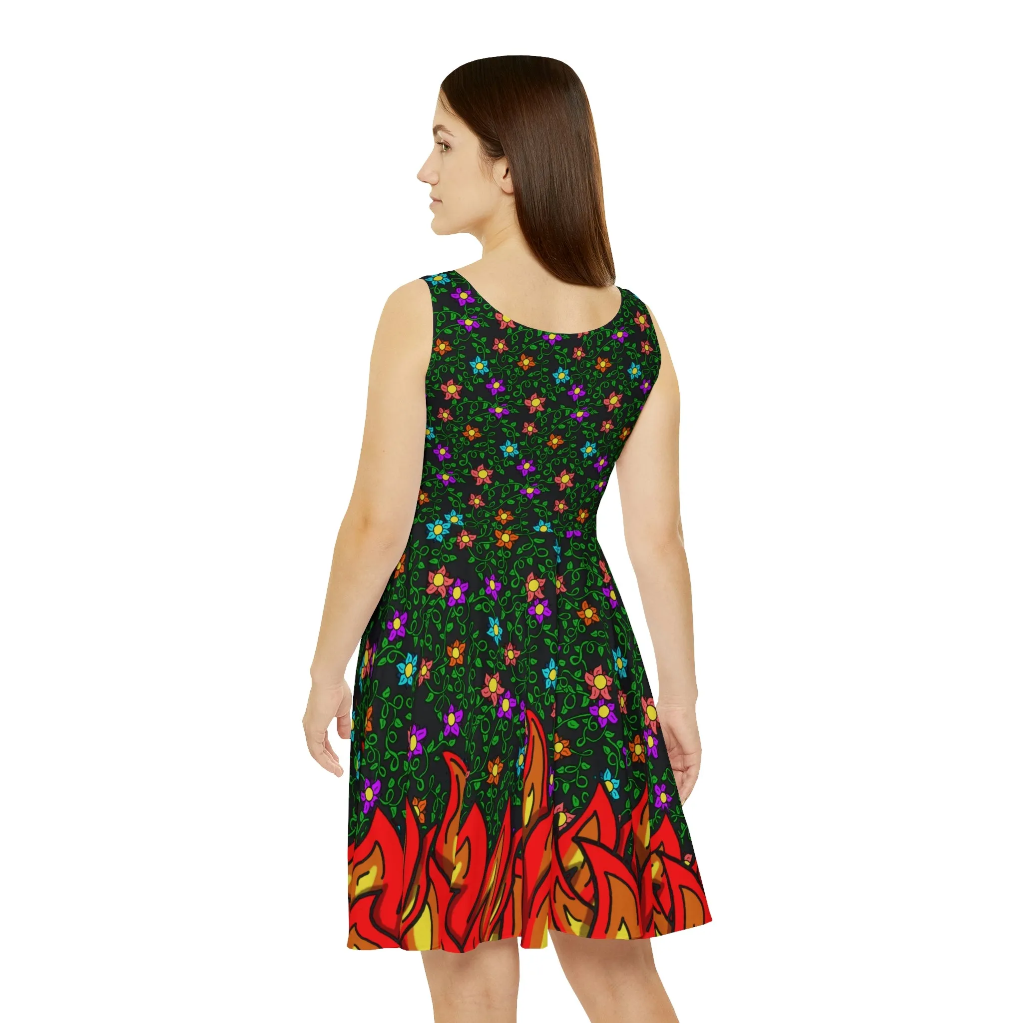 Flames & Flowers Dress