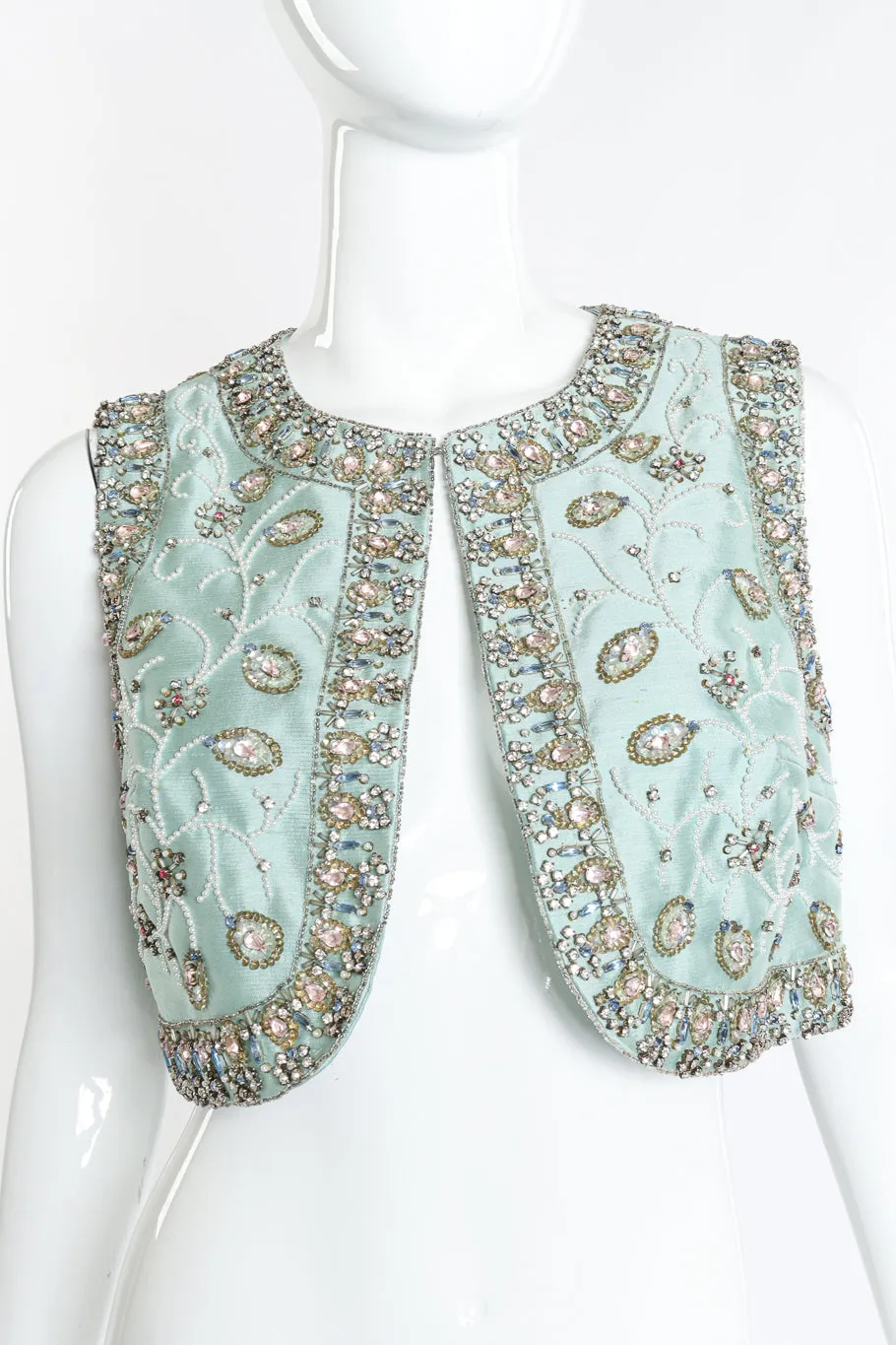 Floral Beaded Vest