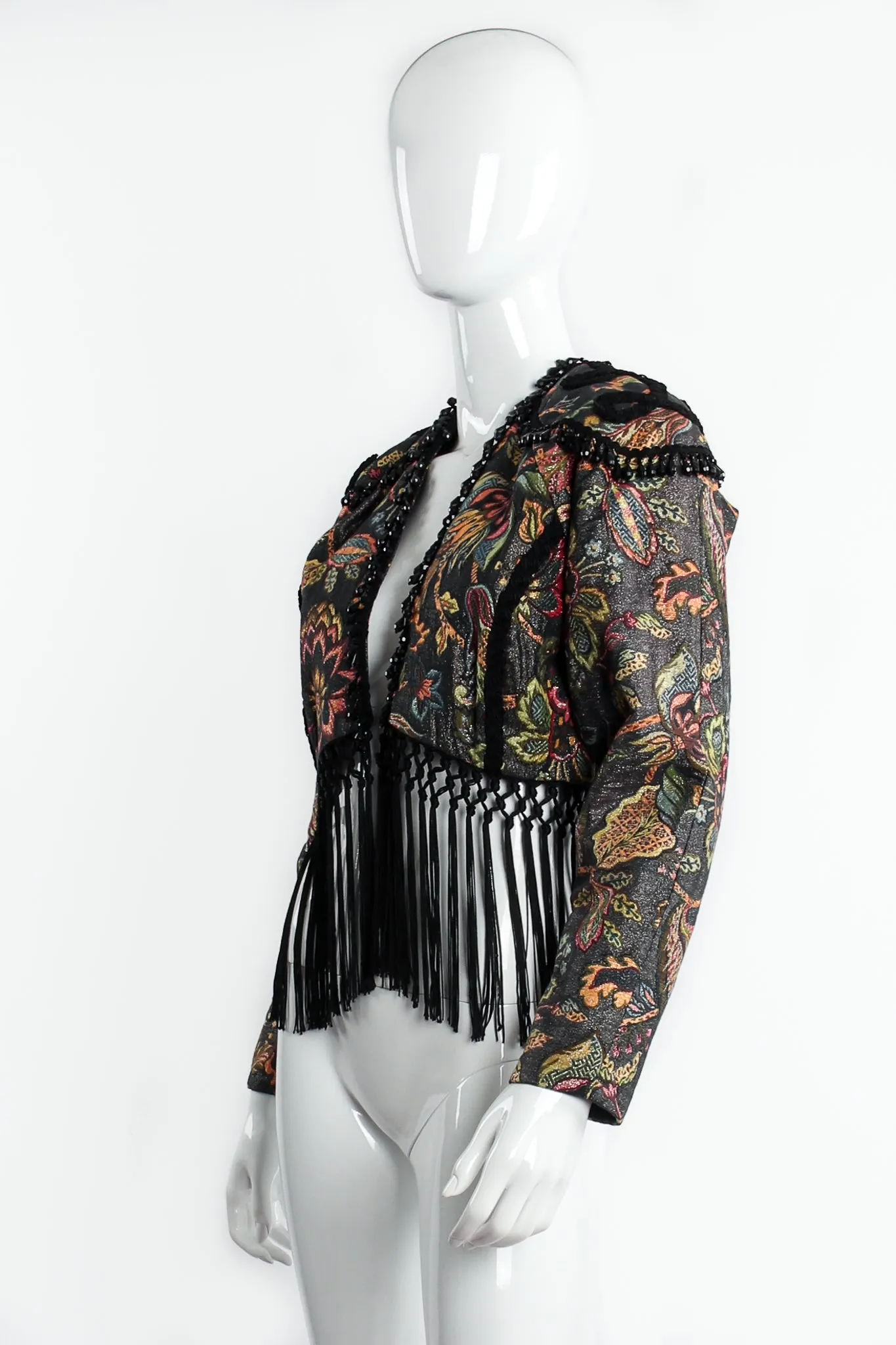 Fringed Tapestry Matador Jacket