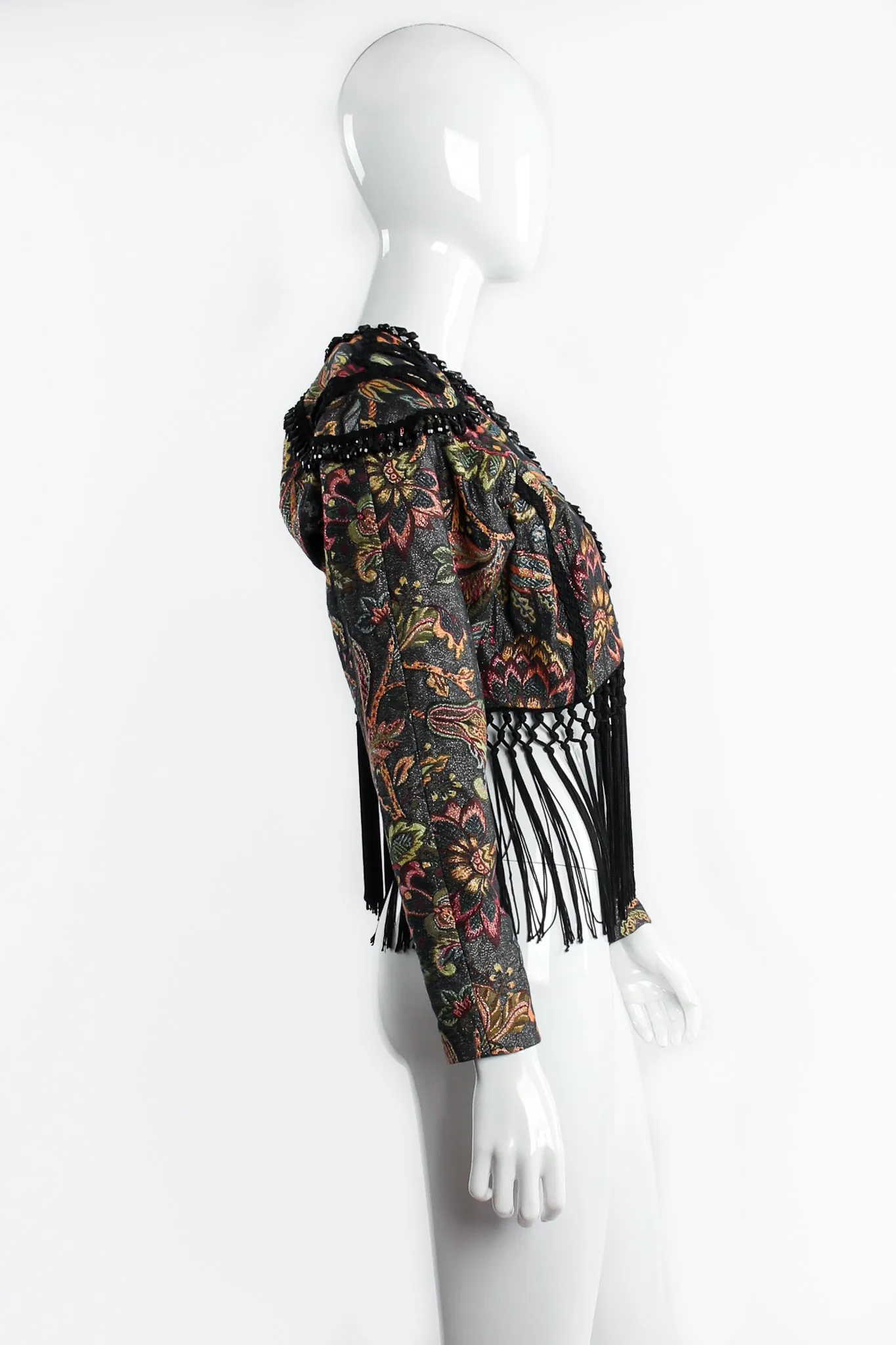 Fringed Tapestry Matador Jacket