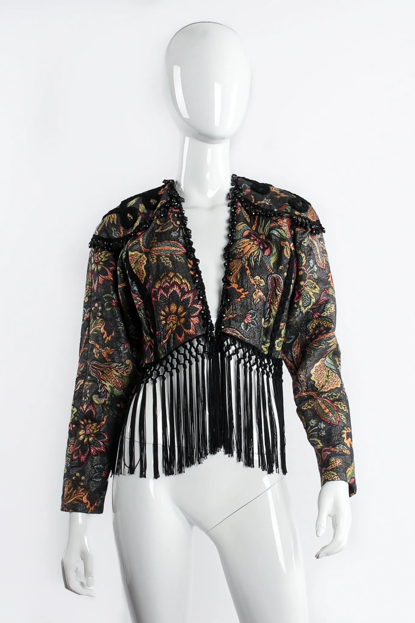 Fringed Tapestry Matador Jacket