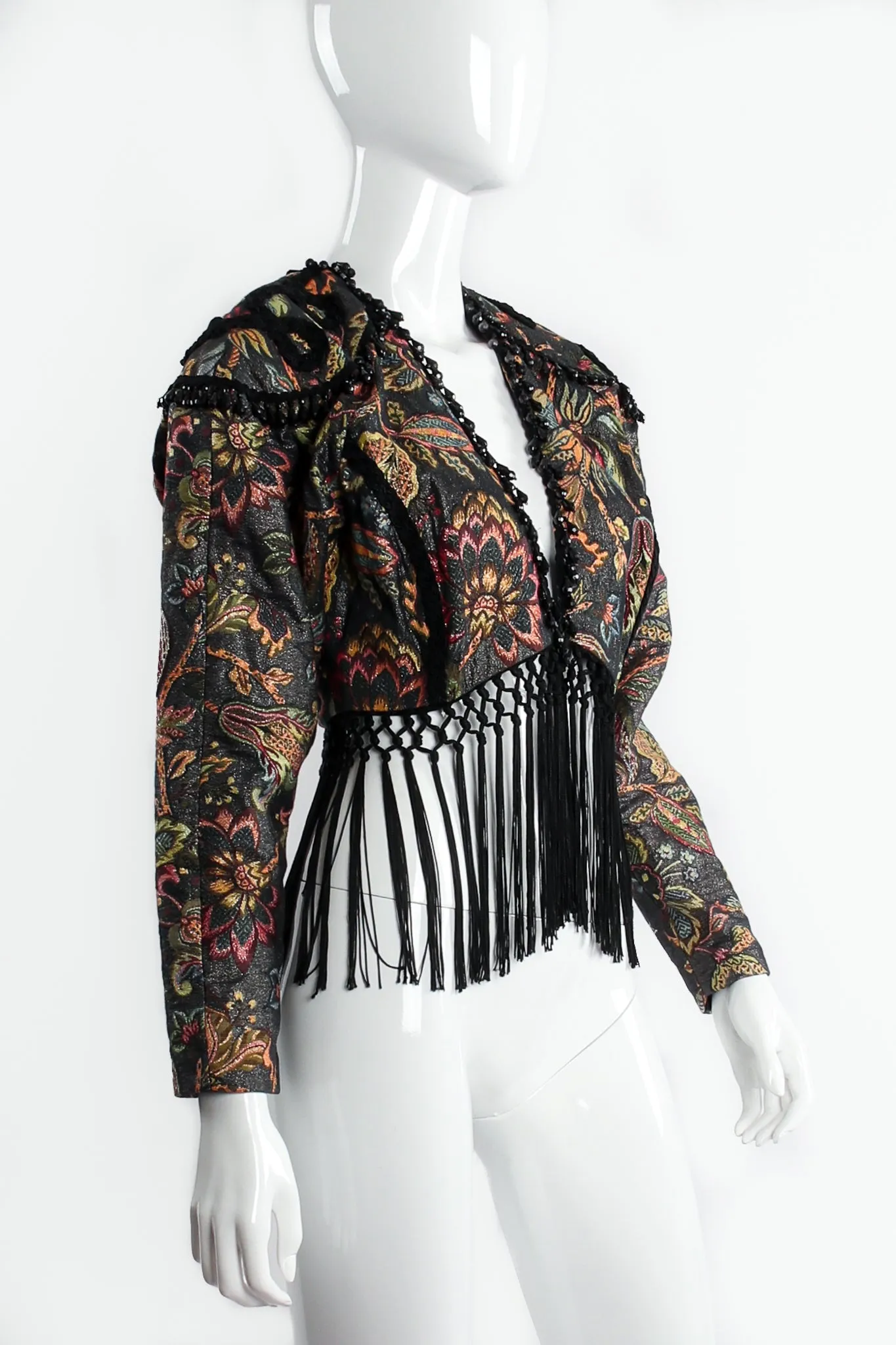 Fringed Tapestry Matador Jacket