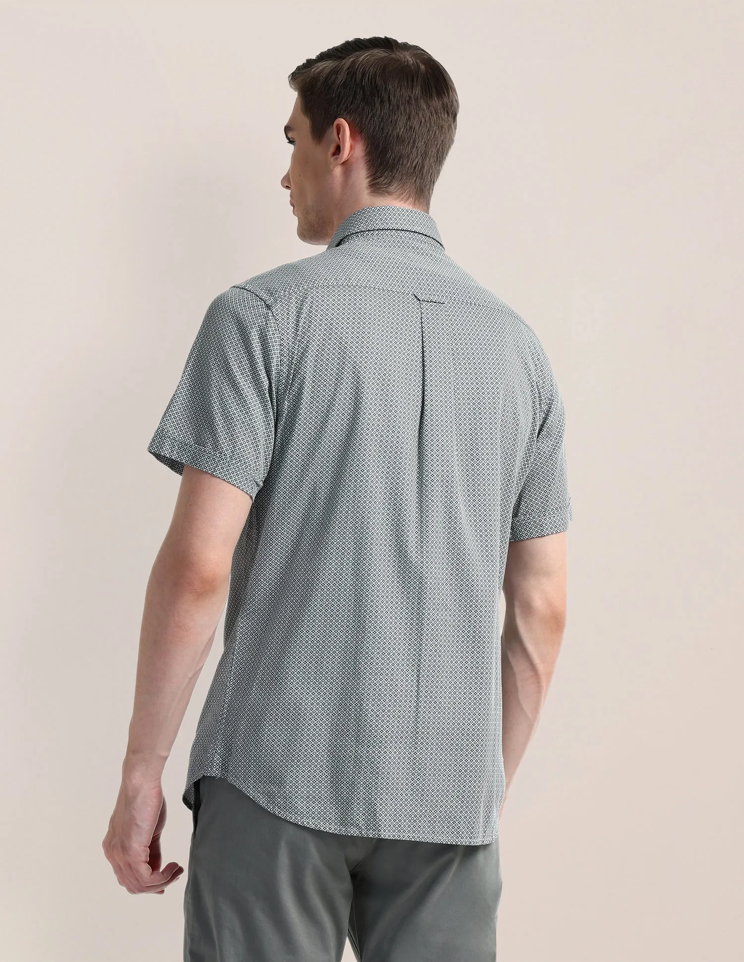 Geometric Regular Fit Shirt