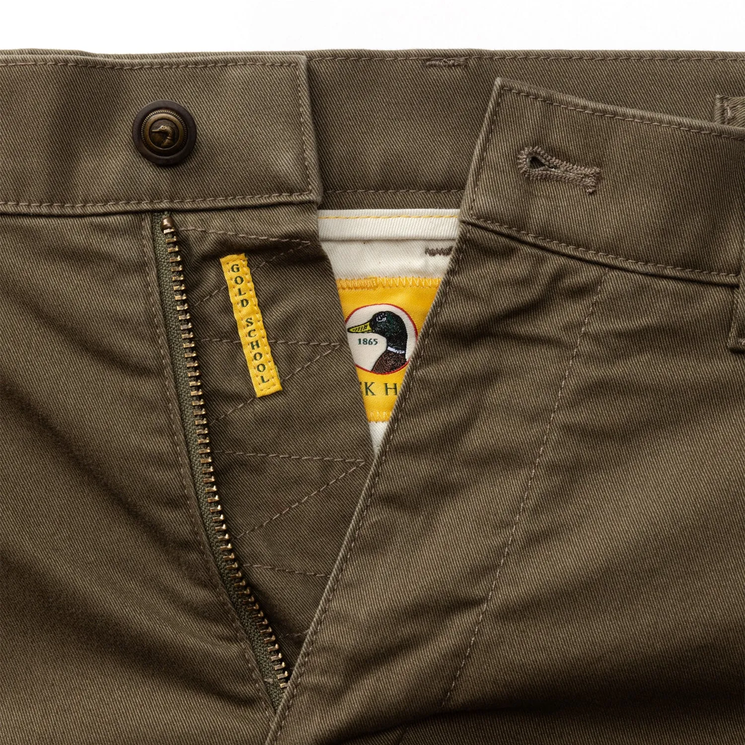 Gold School Chino- Dark Olive