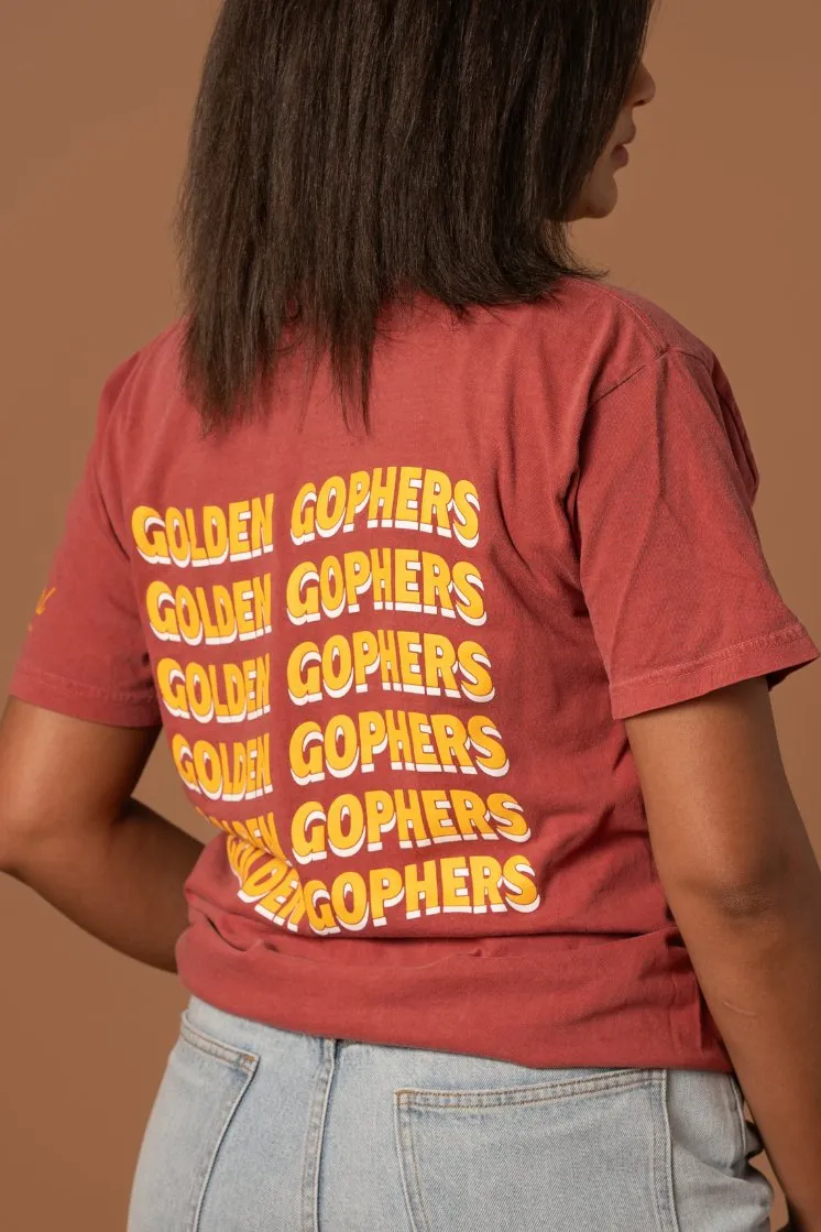 Golden Gophers Stacked Tee