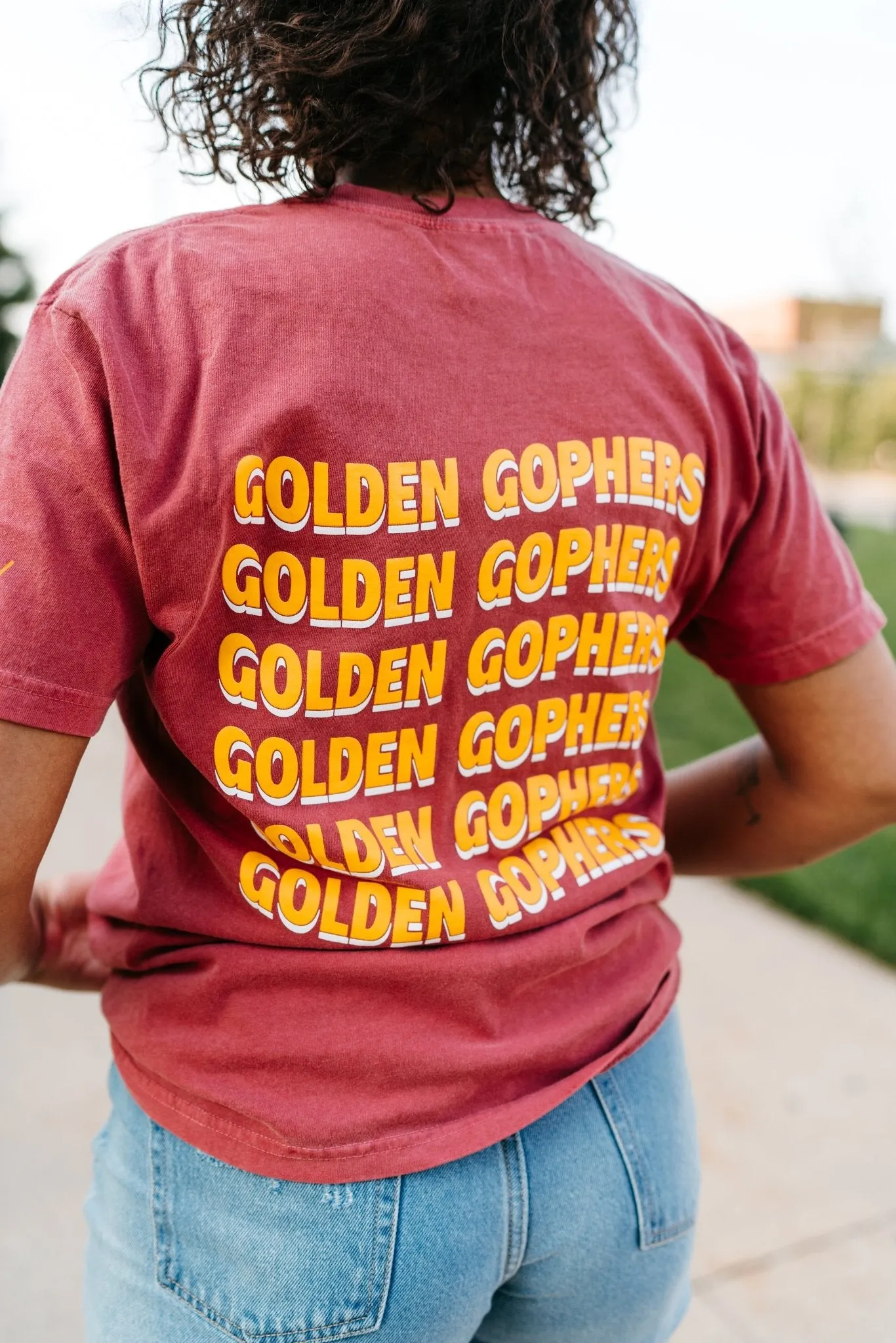 Golden Gophers Stacked Tee