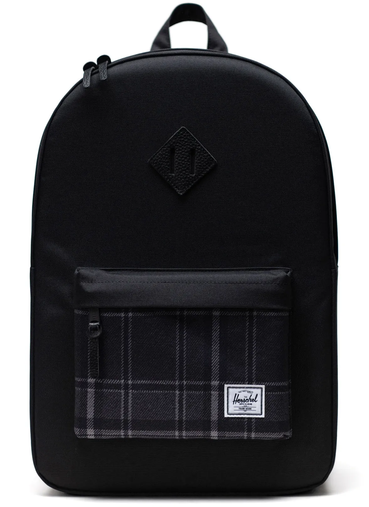 Herschel Heriatage Black/Grey Scale Plaid