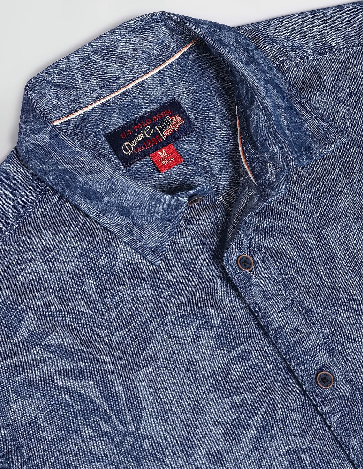 Indigo Classic Floral Print Shirt